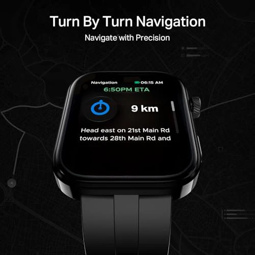 Boat Chrome Endeavour, Premium Metal Body, 1.96”(4.97cm) AMOLED Display,AI Coach Health Insights,Advanced S1 Processor,HRV,VO2 Max,Auto Watchface Refresh, Smart Watch for Men & Women (Active Black) - Image 7
