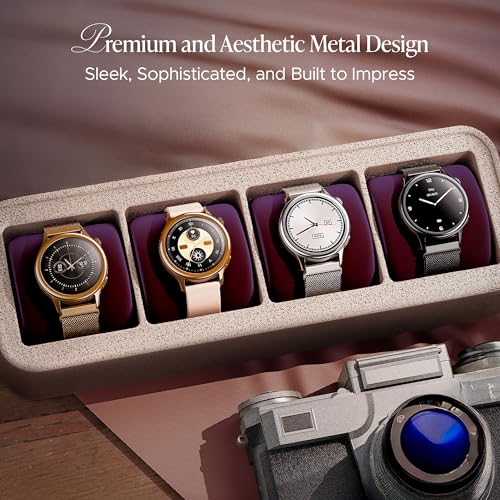 Boat Enigma Daze Women's Luxury Smart Watch w/ 1.3”(3.3cm) Luminous Display, Emergency SOS Live Location Sharing, Functional Crown, Watch Face Studio, QR Tray, BT Calling, HR & SpO2 - Image 9
