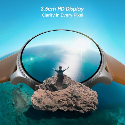 Boat Lunar Discovery w/ 1.39" (3.5 cm) HD Display, Turn-by-Turn Navigation, DIY Watch Face Studio, Bluetooth Calling, Emergency SOS, QR Tray, Smart Watch for Men & Women(Brown) - Image 6