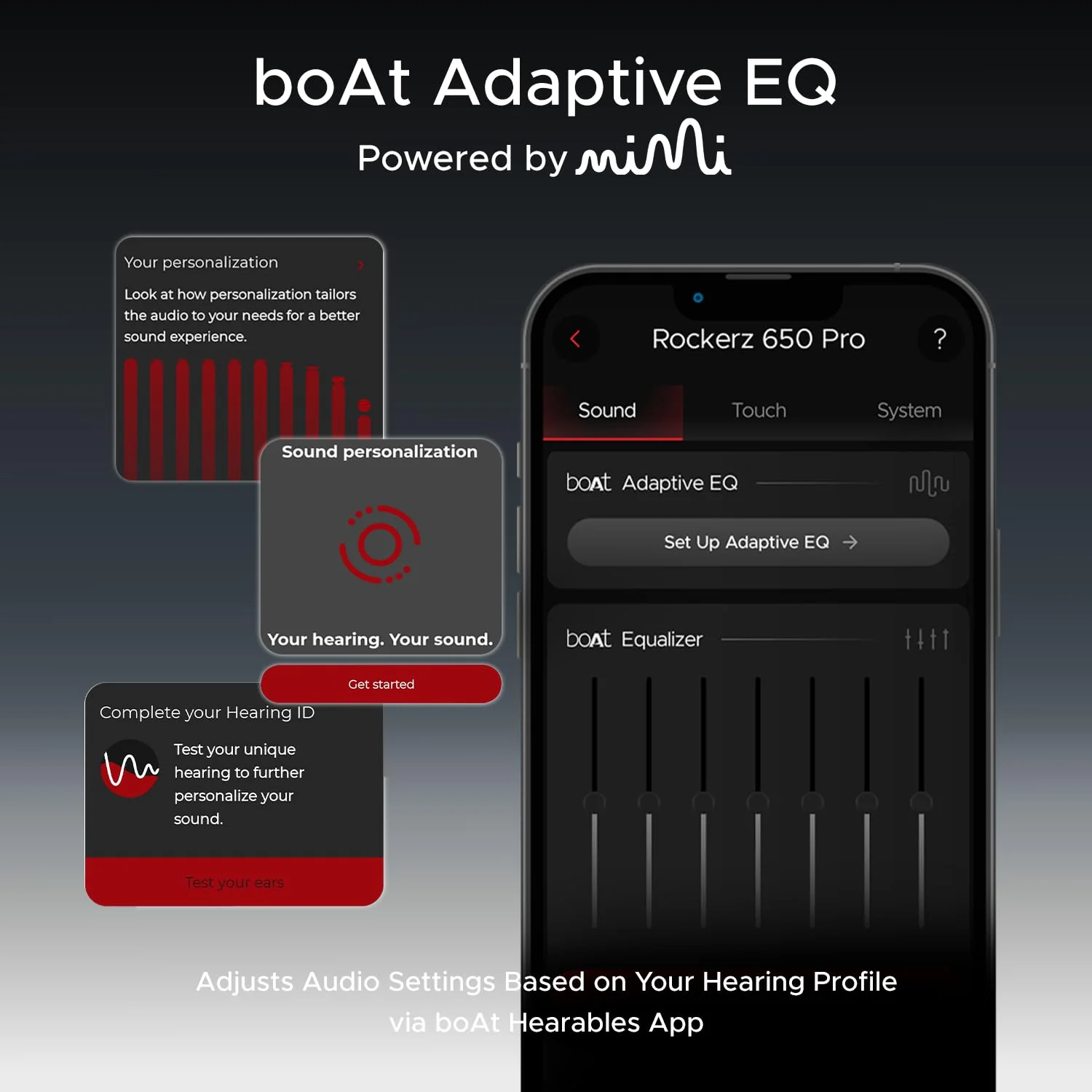 Boat New Launch Rockerz 650 Pro, Touch/Swipe Controls, Dolby Audio, 80Hrs Battery, 2Mics ENx, Fast Charge, App Support, Dual Pair, Bluetooth Over Ear Headphones with Mic (Iris Black) - Image 13