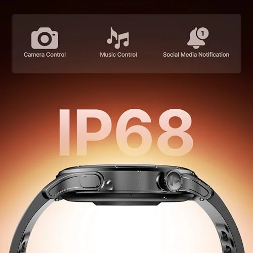 Boat Ultima Prime smartwatch with 1.43” AMOLED Display, AOD, Personalized Fitness Nudges, Functional Crown,100+ Sports Modes, Create Your Own Watchface, smartwatch for Man and Woman (Onyx Black) - Image 11