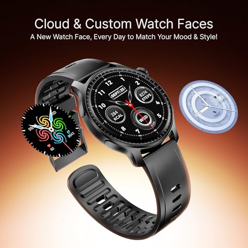 Boat Ultima Prime smartwatch with 1.43” AMOLED Display, AOD, Personalized Fitness Nudges, Functional Crown,100+ Sports Modes, Create Your Own Watchface, smartwatch for Man and Woman (Onyx Black) - Image 12