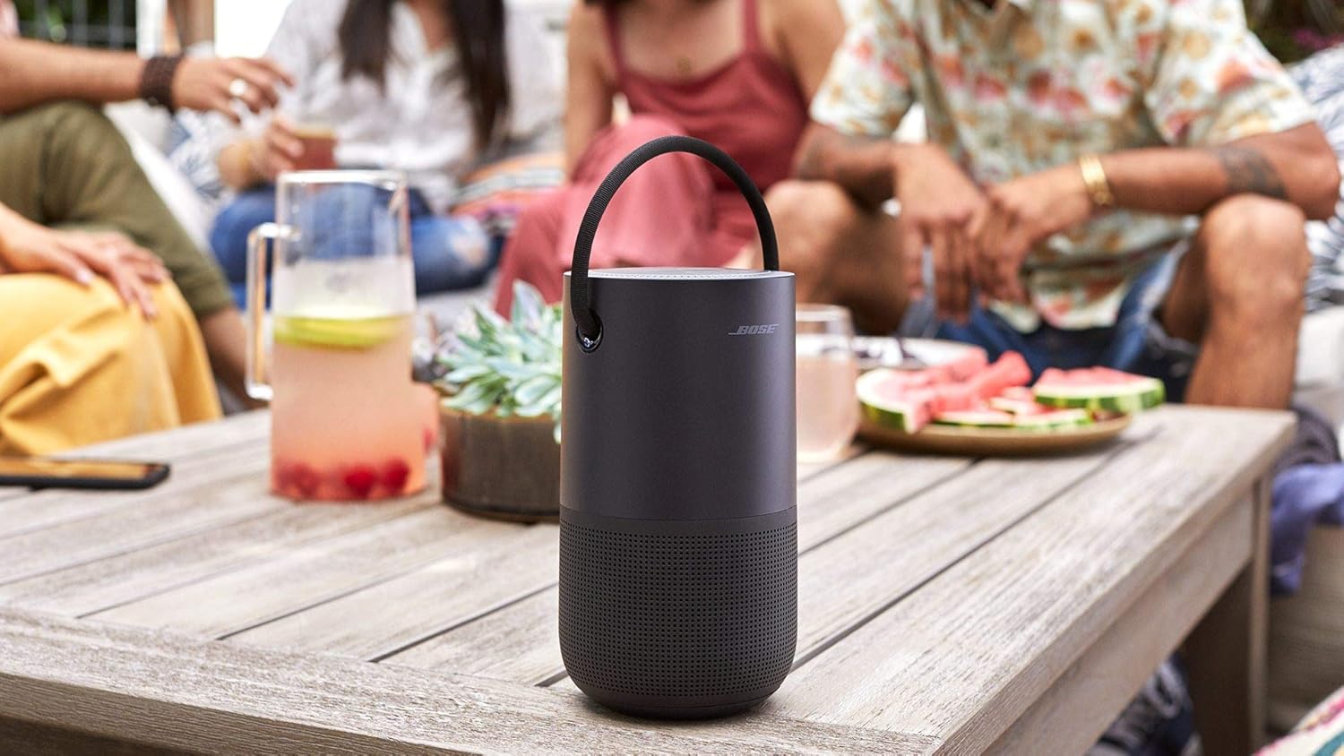 Bose Portable Smart Wireless Bluetooth Speaker with Alexa Voice Control Built-in, Wi-Fi Connectivity, 360° Sound, Powerful Bass (Black) - Image 6