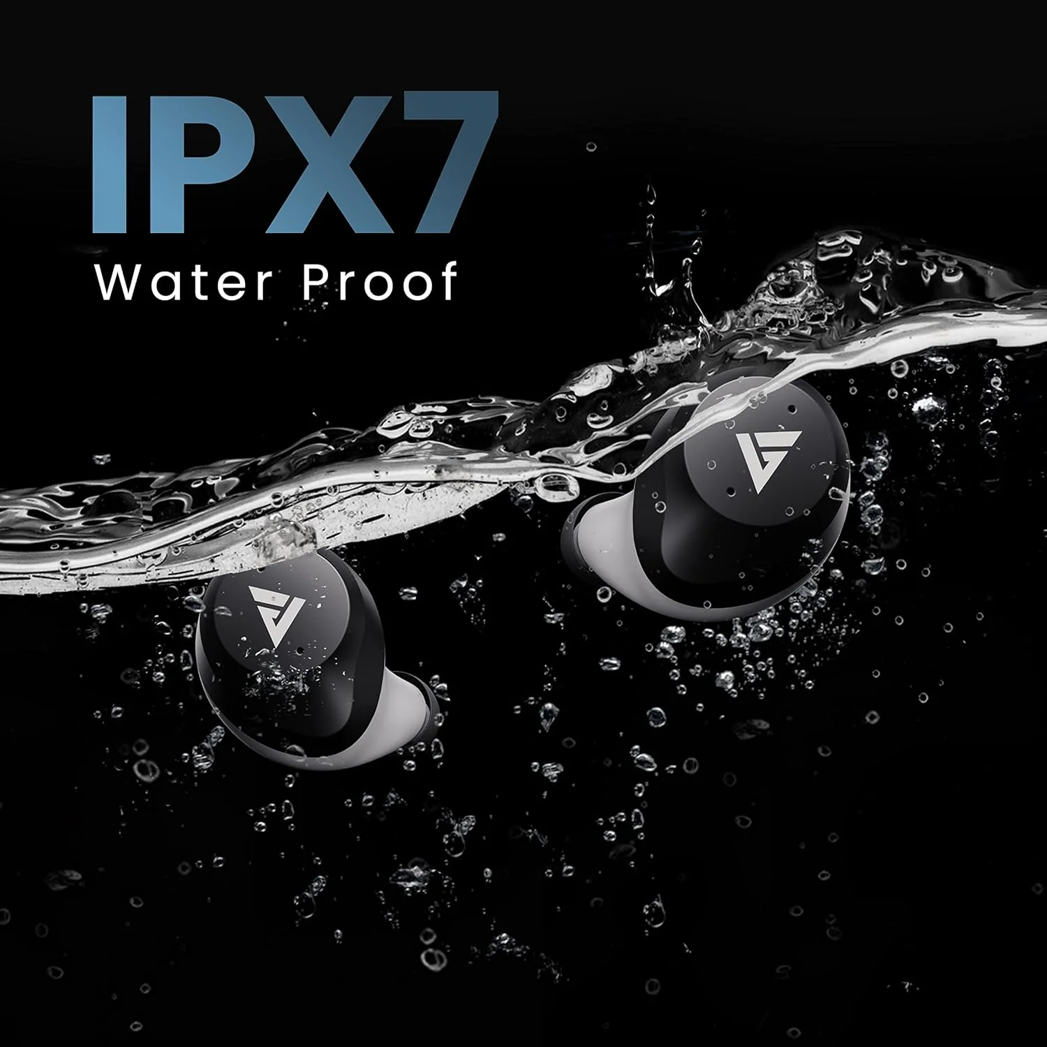 Boult Audio Airbass Z10 Bluetooth Truly Wireless in Ear Earbuds with Mic with 30H Playtime & Fast Charging with Type-C, Ipx7 Fully Waterproof and Voice Assistant (Grey) - Image 4
