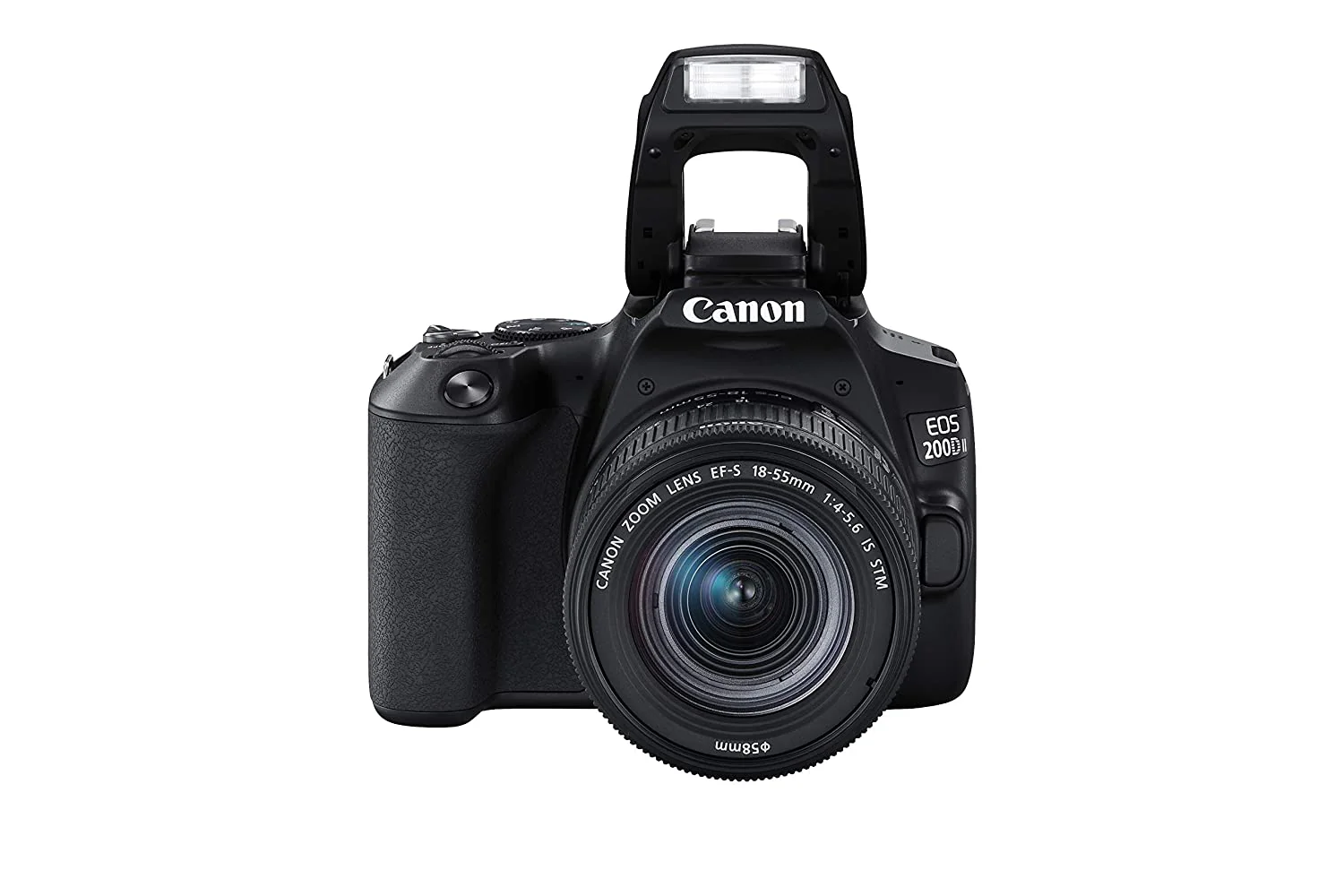 Canon EOS 200D II 24.1MP Digital SLR Camera + EF-S 18-55mm f4 is STM Lens (Black) - Image 2