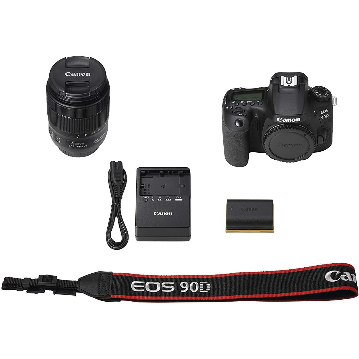 Canon EOS 90D Digital SLR Camera with 18-135 is USM Lens - Image 6