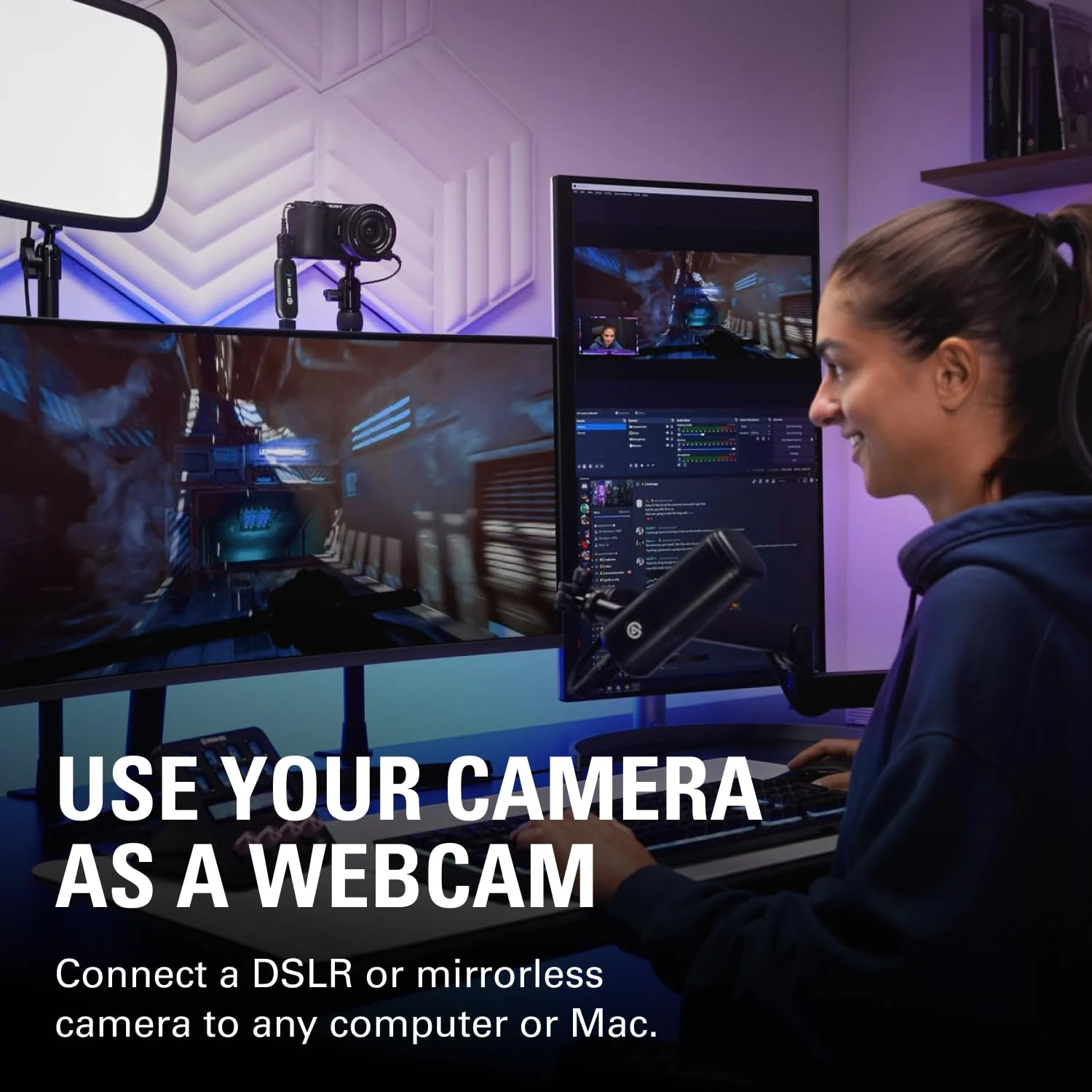 Corsair Elgato Cam Link 4K USB 3.0 Broadcast Live, Record via DSLR, Camcorder, or Action Cam, 1080p60 or 4K at 30 FPS, Compact HDMI Capture Device - Image 3