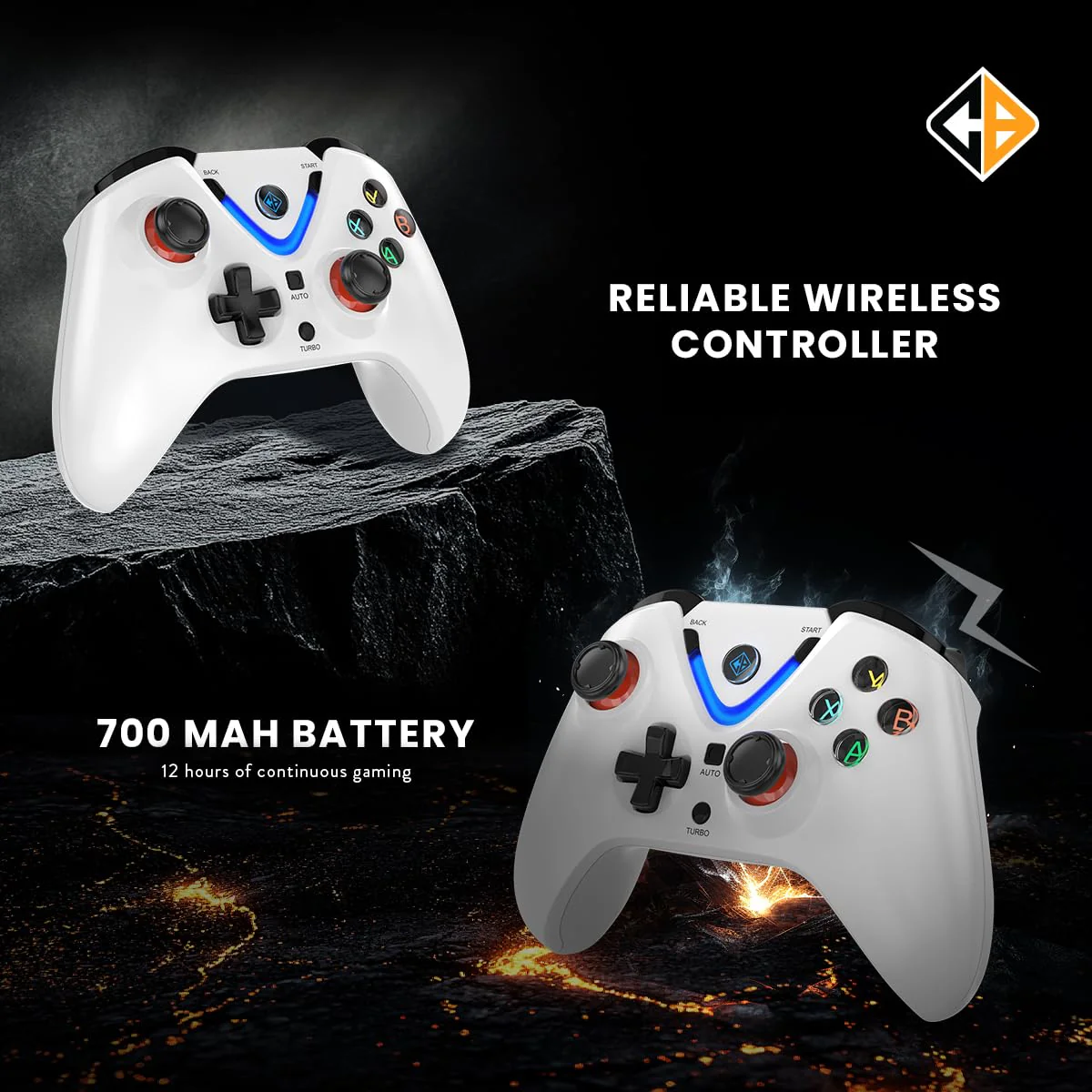 Cosmic Byte ARES Wireless Controller for PC (Without Receiver) - Image 2
