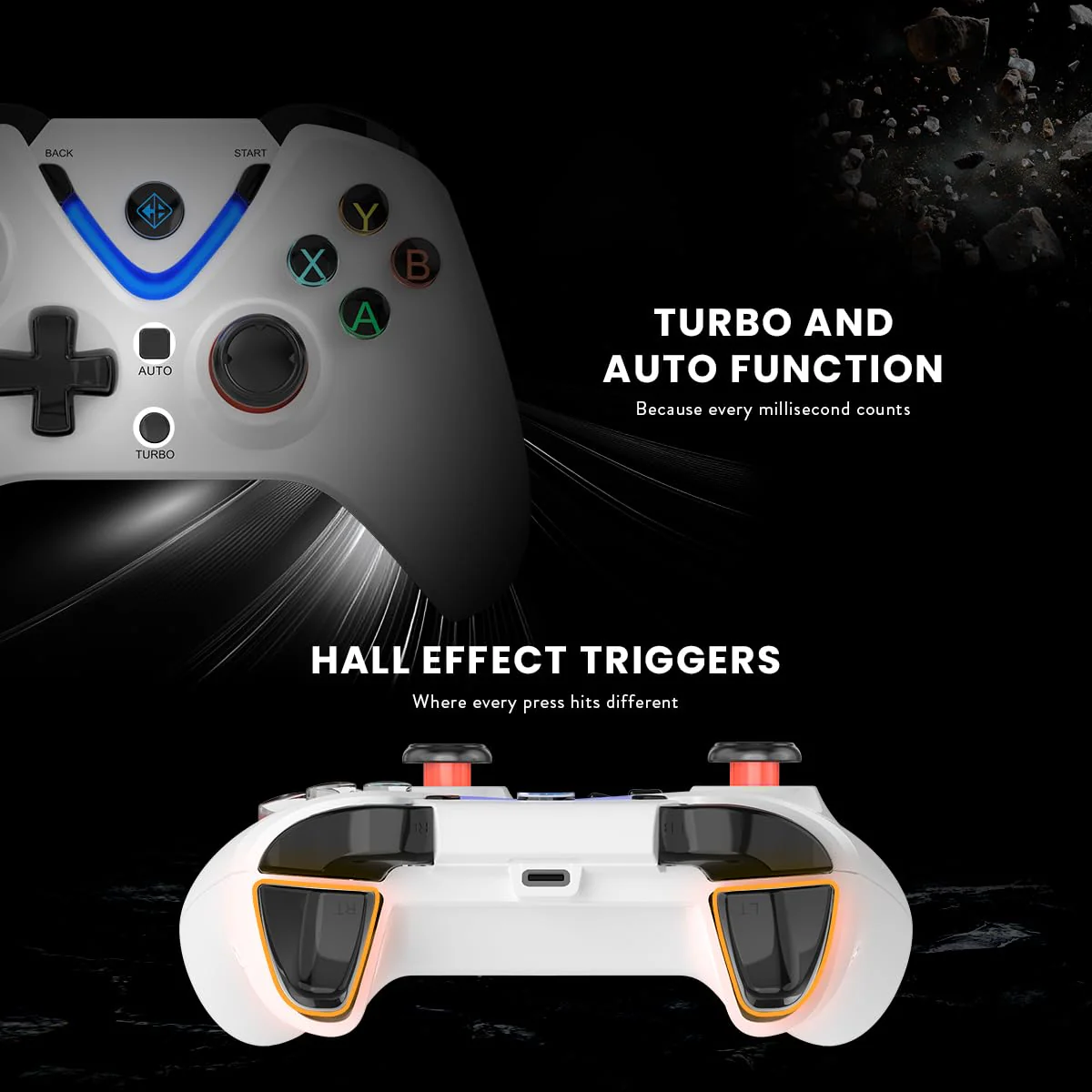 Cosmic Byte ARES Wireless Controller for PC (Without Receiver) - Image 5