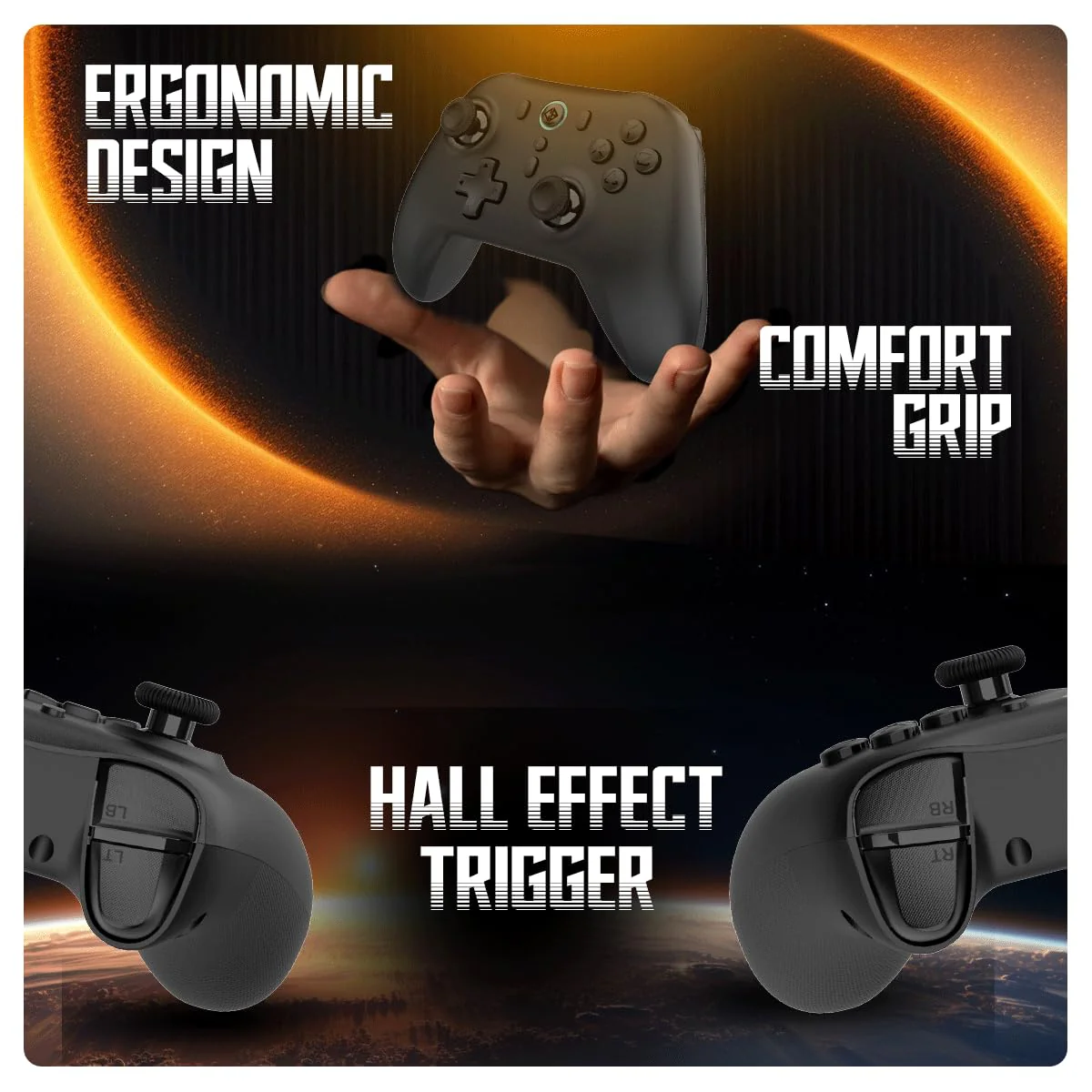 Cosmic Byte Blitz Wireless + Wired Controller for PC (Without Receiver) - Image 5