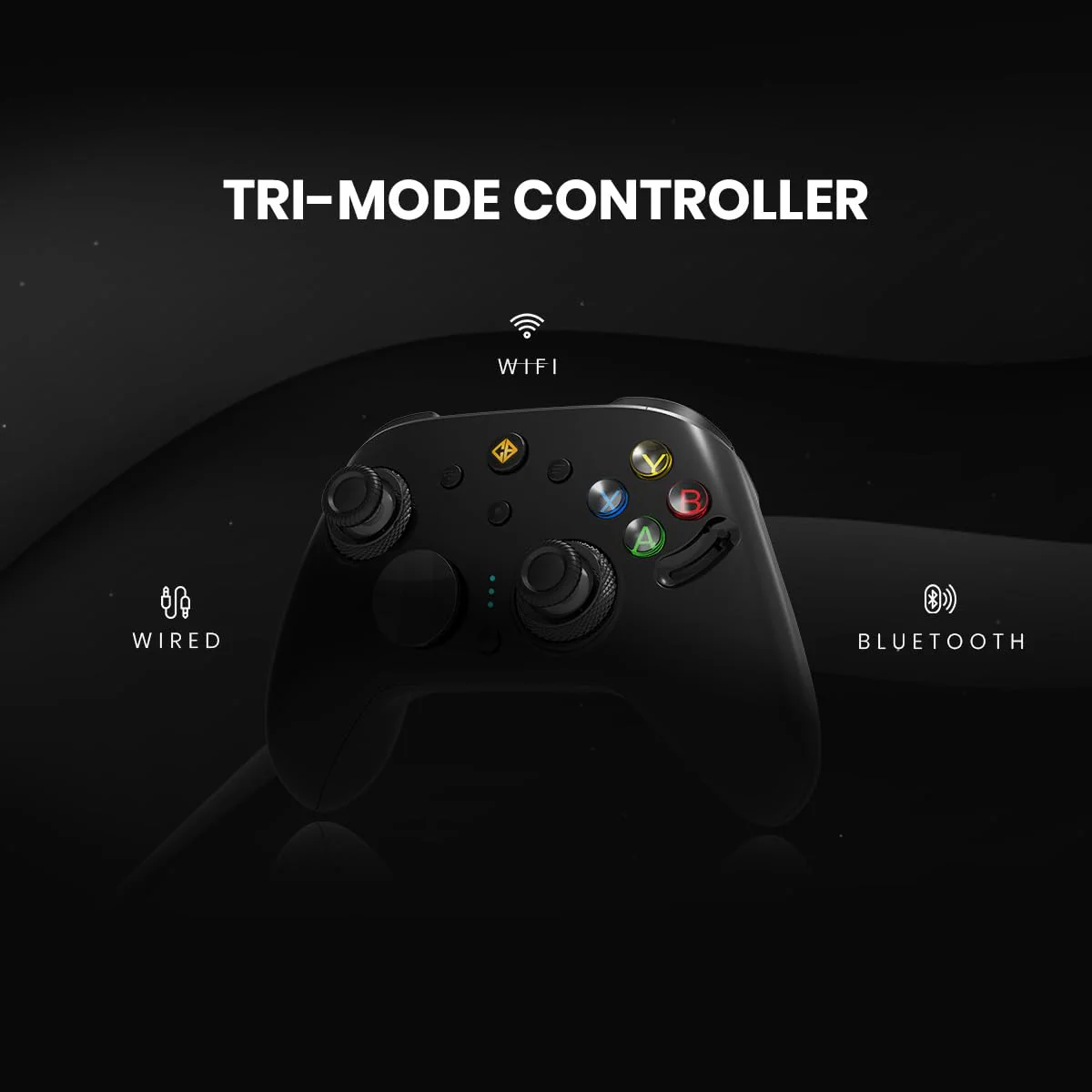 Cosmic Byte Eclipse Tri-Mode Controller | Hall Effect Triggers with Trigger Locks | Adjustable Force TMR Joysticks | 6-Axis Gyro | HD Voice Coil Vibration | Macro Back Buttons | PC/Android/iOS - Image 2