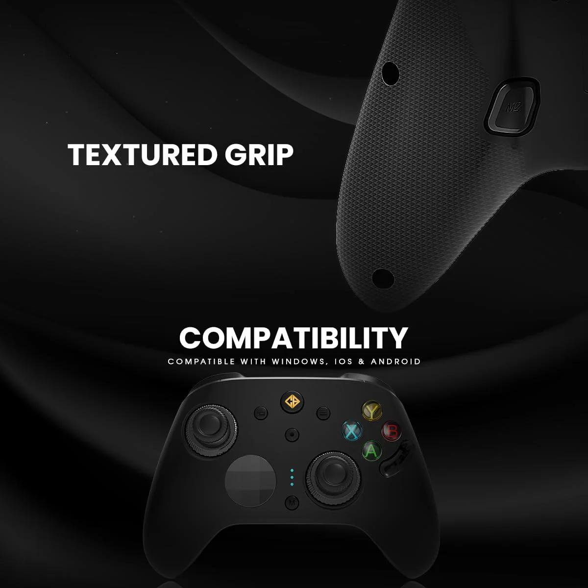 Cosmic Byte Eclipse Tri-Mode Controller | Hall Effect Triggers with Trigger Locks | Adjustable Force TMR Joysticks | 6-Axis Gyro | HD Voice Coil Vibration | Macro Back Buttons | PC/Android/iOS - Image 8