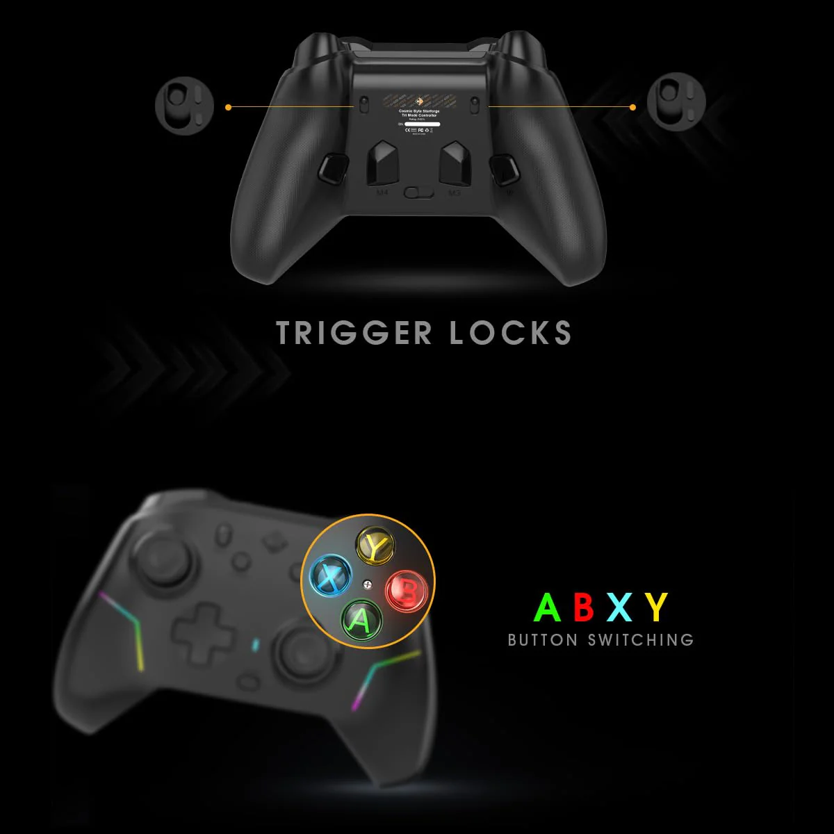 Cosmic Byte Starforge Tri-Mode Controller | Optical Triggers with Trigger Locks (Without Receiver) - Image 7