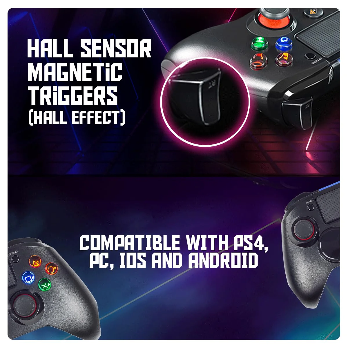 Cosmic Byte Stratos Xenon All in One PS4/iOS/Android/PC Wireless Programmable Gamepad (Without Receiver) - Image 5