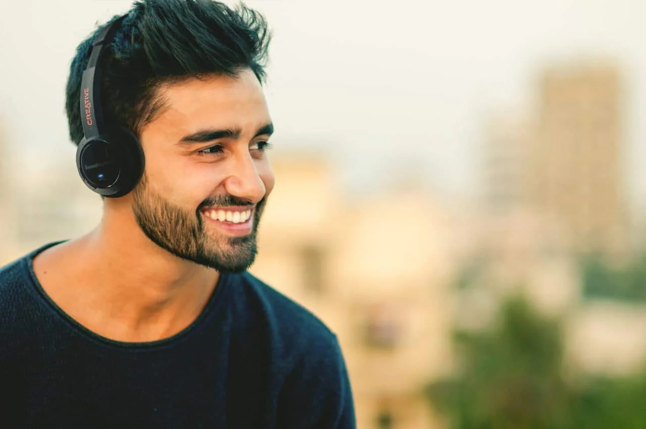 Creative Sound Blaster Jam V2 Ultralight Wireless Headset with Bt 5.0,USB-C,Aptx Low Latency,Aptx Hd,Multipoint Connectivity,Voice Detection,Noise Reduction&Up to 22 H of Wireless Playback,Over Ear - Image 6