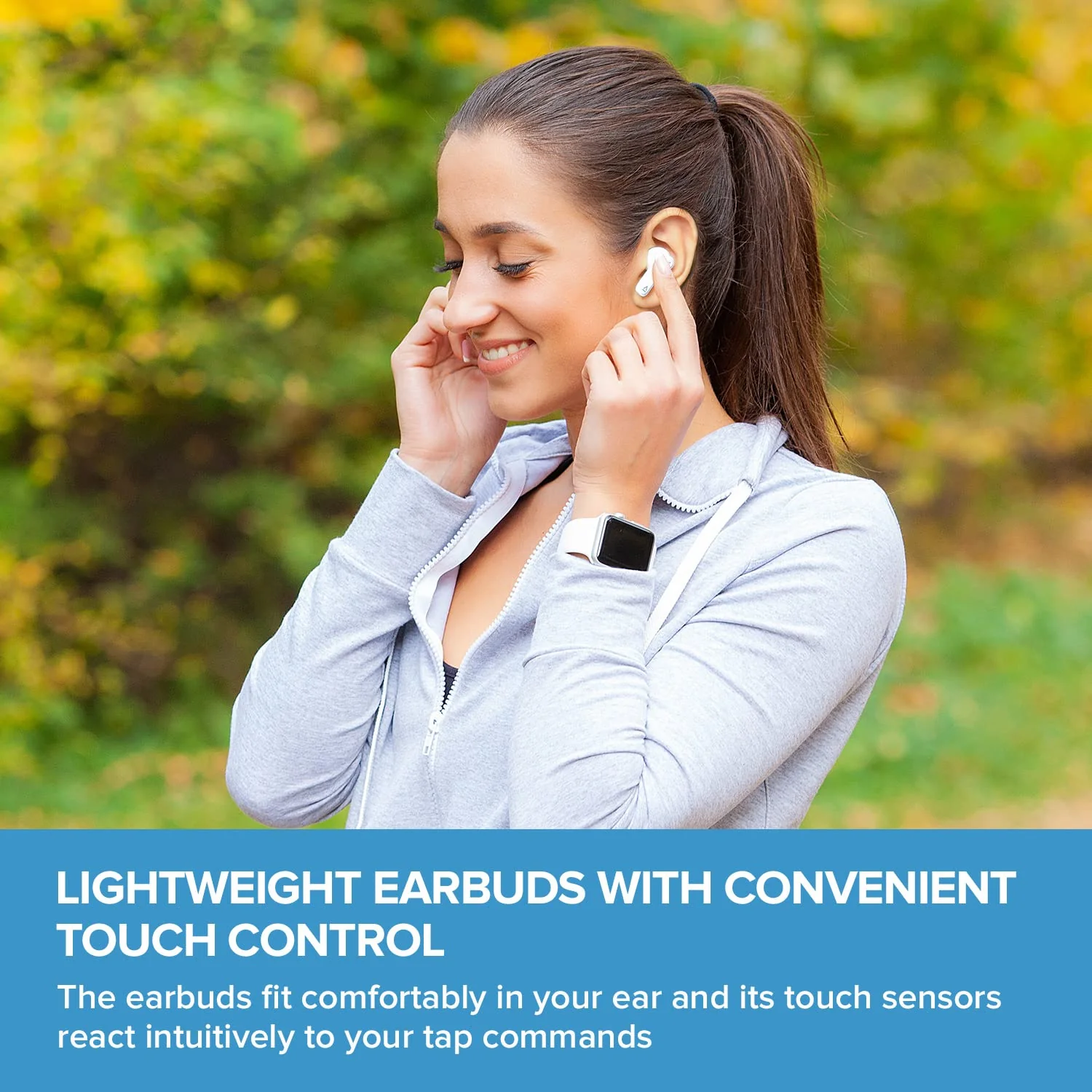 Creative Zen Air Lightweight True Wireless Sweatproof in-Ear Headphones with Active Noise Cancellation, Ambient Mode, Bluetooth 5.0, IPX4, Up to 6 Hours Per Charge and 18 Hours Total Playtime - Image 3