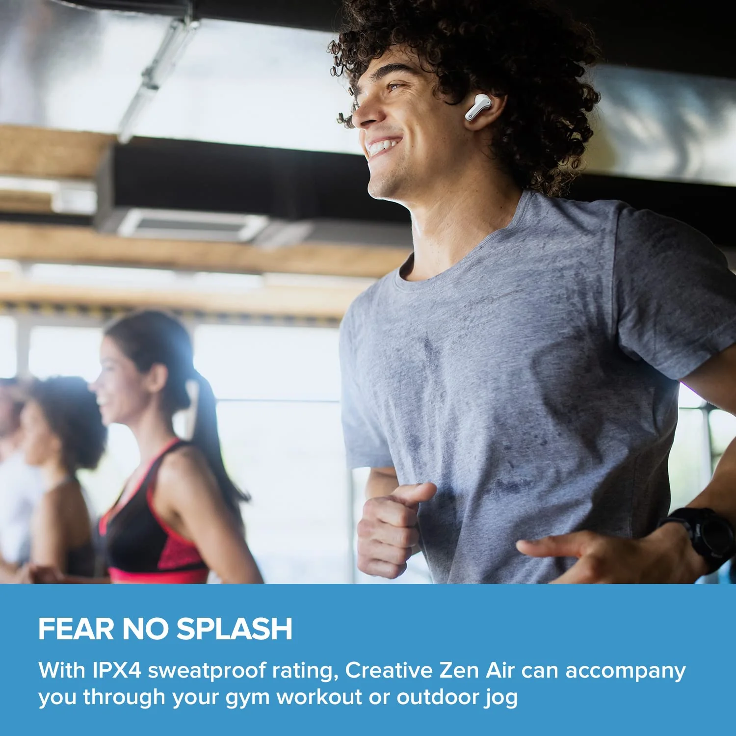 Creative Zen Air Lightweight True Wireless Sweatproof in-Ear Headphones with Active Noise Cancellation, Ambient Mode, Bluetooth 5.0, IPX4, Up to 6 Hours Per Charge and 18 Hours Total Playtime - Image 5
