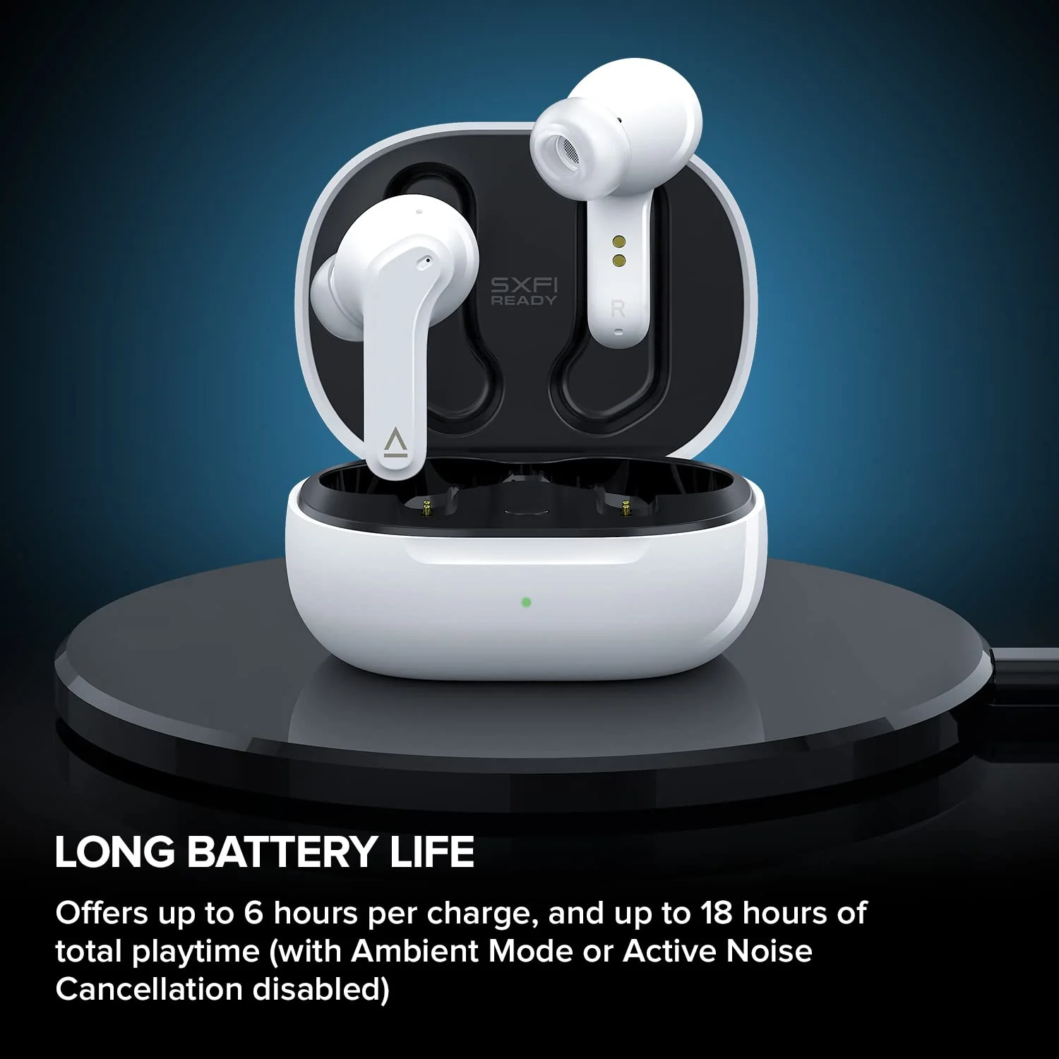 Creative Zen Air Lightweight True Wireless Sweatproof in-Ear Headphones with Active Noise Cancellation, Ambient Mode, Bluetooth 5.0, IPX4, Up to 6 Hours Per Charge and 18 Hours Total Playtime - Image 7