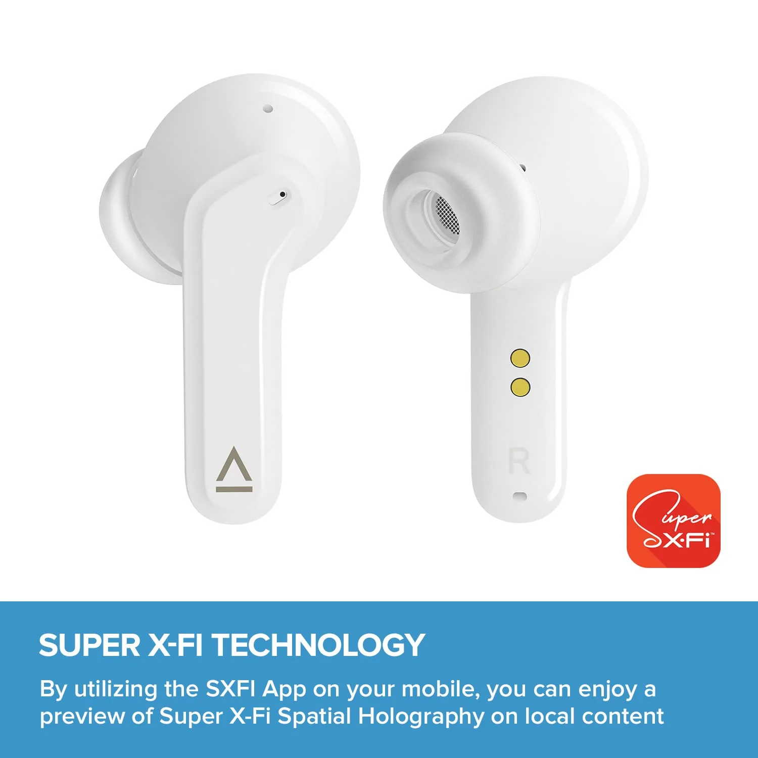 Creative Zen Air Lightweight True Wireless Sweatproof in-Ear Headphones with Active Noise Cancellation, Ambient Mode, Bluetooth 5.0, IPX4, Up to 6 Hours Per Charge and 18 Hours Total Playtime - Image 8