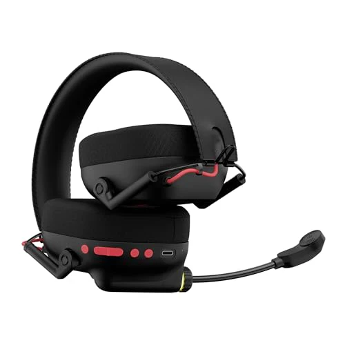 daWg HeadBug G60 Lightweight Wireless Gaming Headphones, 20ms Ultra Low Latency (2.4GHz), Bluetooth v5.4, 40mm Neodymium Drivers, Crystal Clear Mic, Soft Leatherlite Headband, for PS5, PS4, PC, Mobile - Image 9