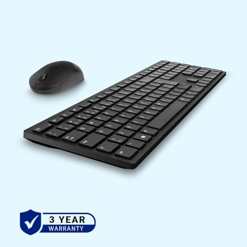 Dell KM5221W Pro Wireless Keyboard and Mouse, Plunger, QWERTY International English, Volume, Mute Hot Keys, 3 Buttons, 1600 dpi, 2.4 GHz, 3 Years - Advanced Exchange Warranty - Image 6