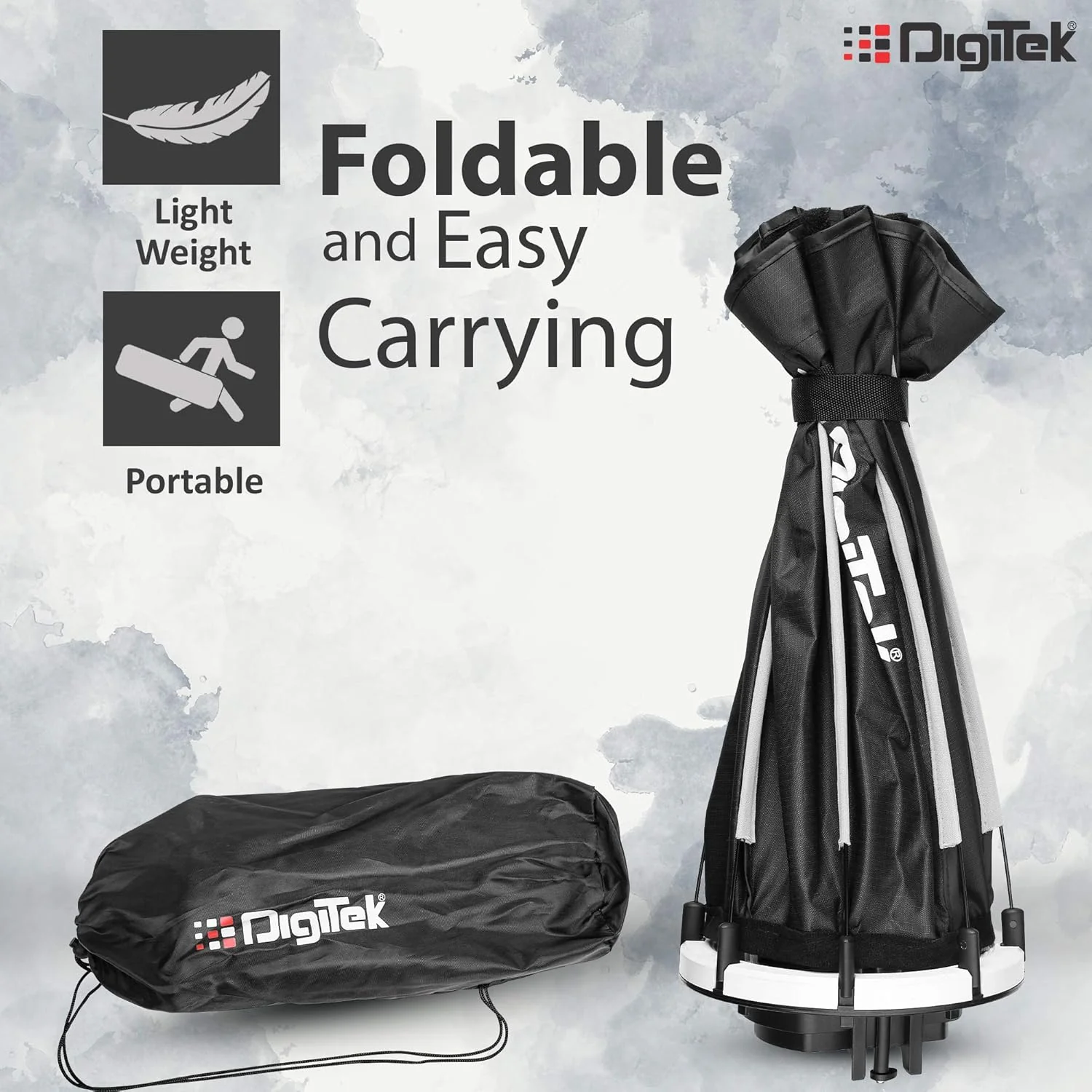 DIGITEK® (DSBH-055) 55cm Octa Soft Box Kit with S2 Type Bracket, 2 White Diffuser, Silver Particle Baffle & Collapsible Nylon Cover, Compatible with All Speedlights (Carry Case Included) - Image 8
