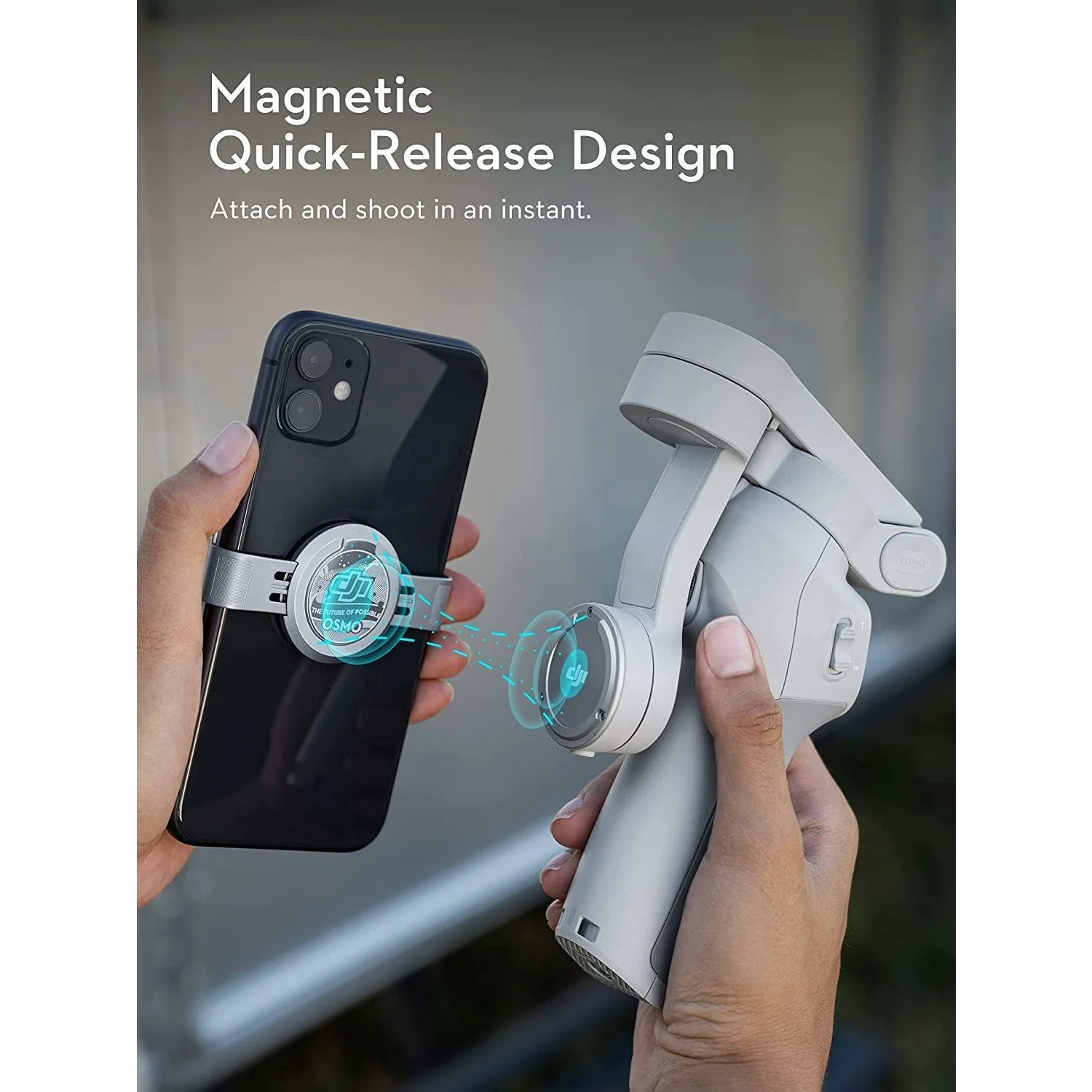 DJI OM 4 - Handheld 3-Axis Smartphone Gimbal Stabilizer with Grip Tripod - Image 3