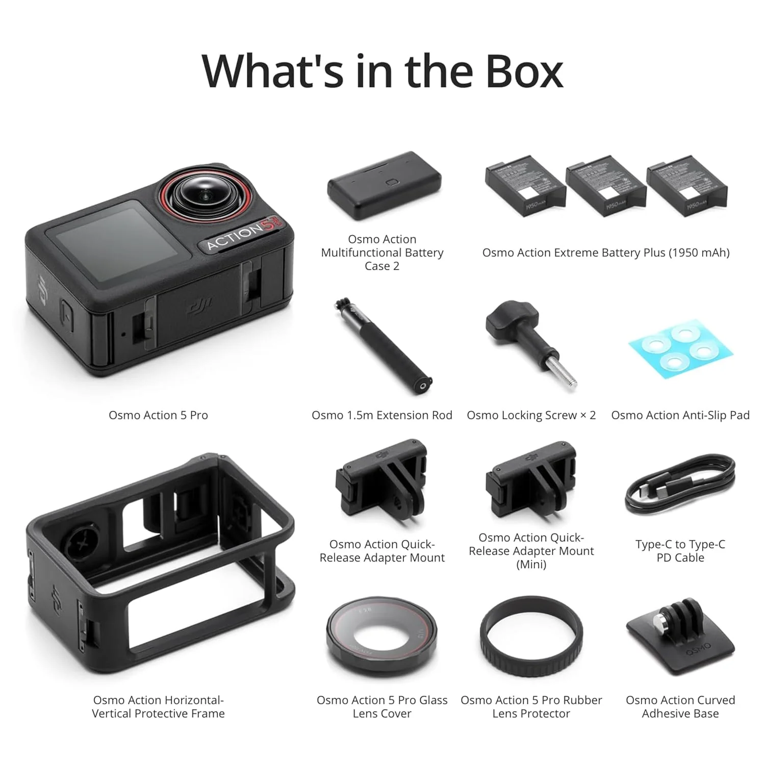 DJI Osmo Action 5 Pro Adventure Combo, Action Camera 4K with 1/1.3" Sensor, 12h Extended Battery Life with 3 Batteries, Stabilization, Dual OLED Touchscreens, Mini Action Camera for Travel, Vlog - Image 4