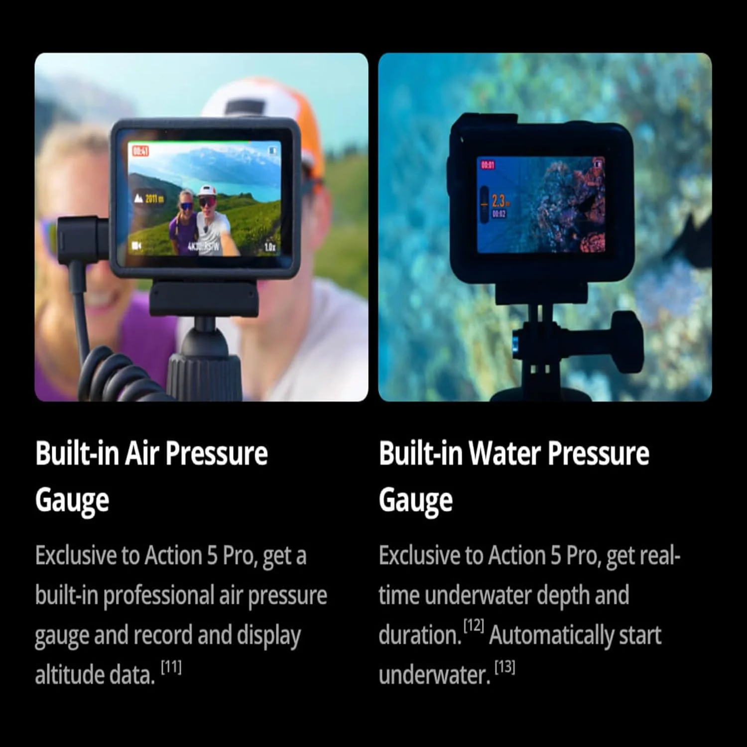 DJI Osmo Action 5 Pro Adventure Combo, Action Camera 4K with 1/1.3" Sensor, 12h Extended Battery Life with 3 Batteries, Stabilization, Dual OLED Touchscreens, Mini Action Camera for Travel, Vlog - Image 5