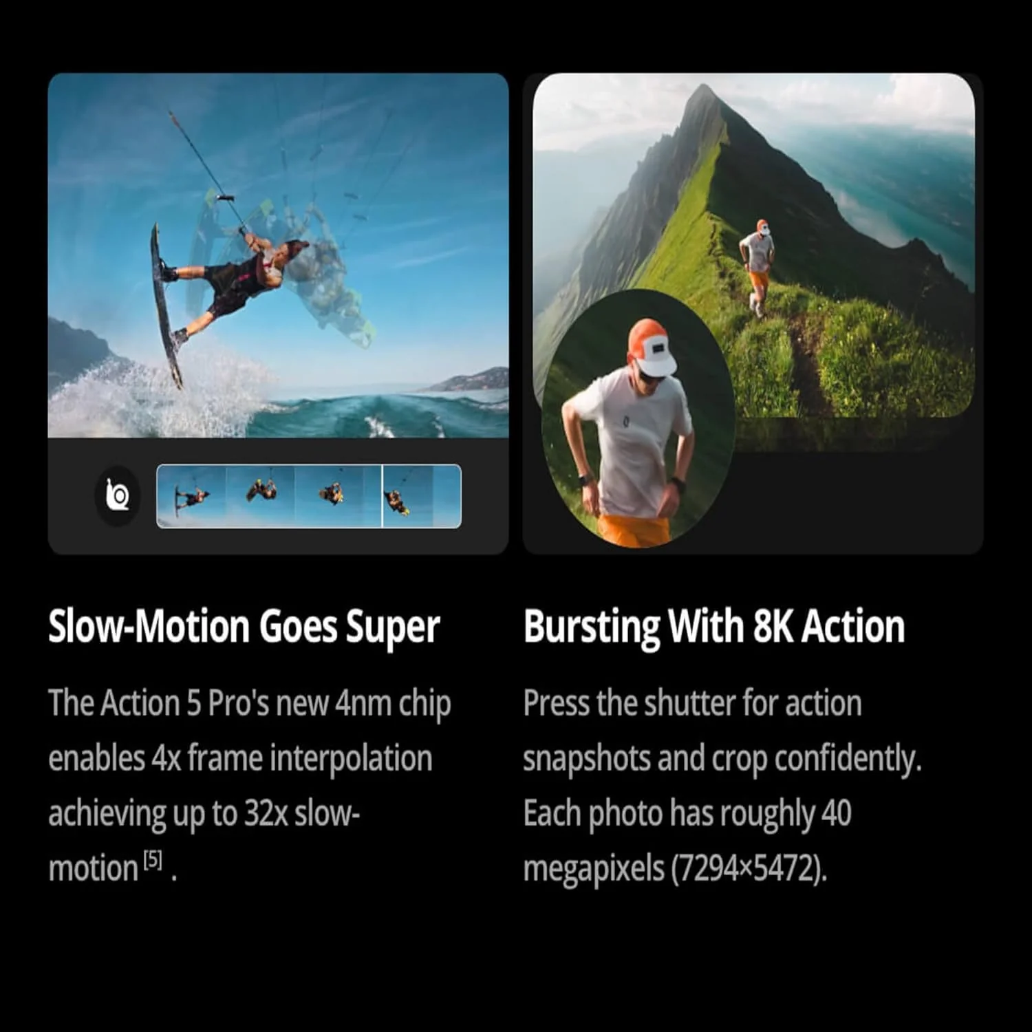 DJI Osmo Action 5 Pro Adventure Combo, Action Camera 4K with 1/1.3" Sensor, 12h Extended Battery Life with 3 Batteries, Stabilization, Dual OLED Touchscreens, Mini Action Camera for Travel, Vlog - Image 8