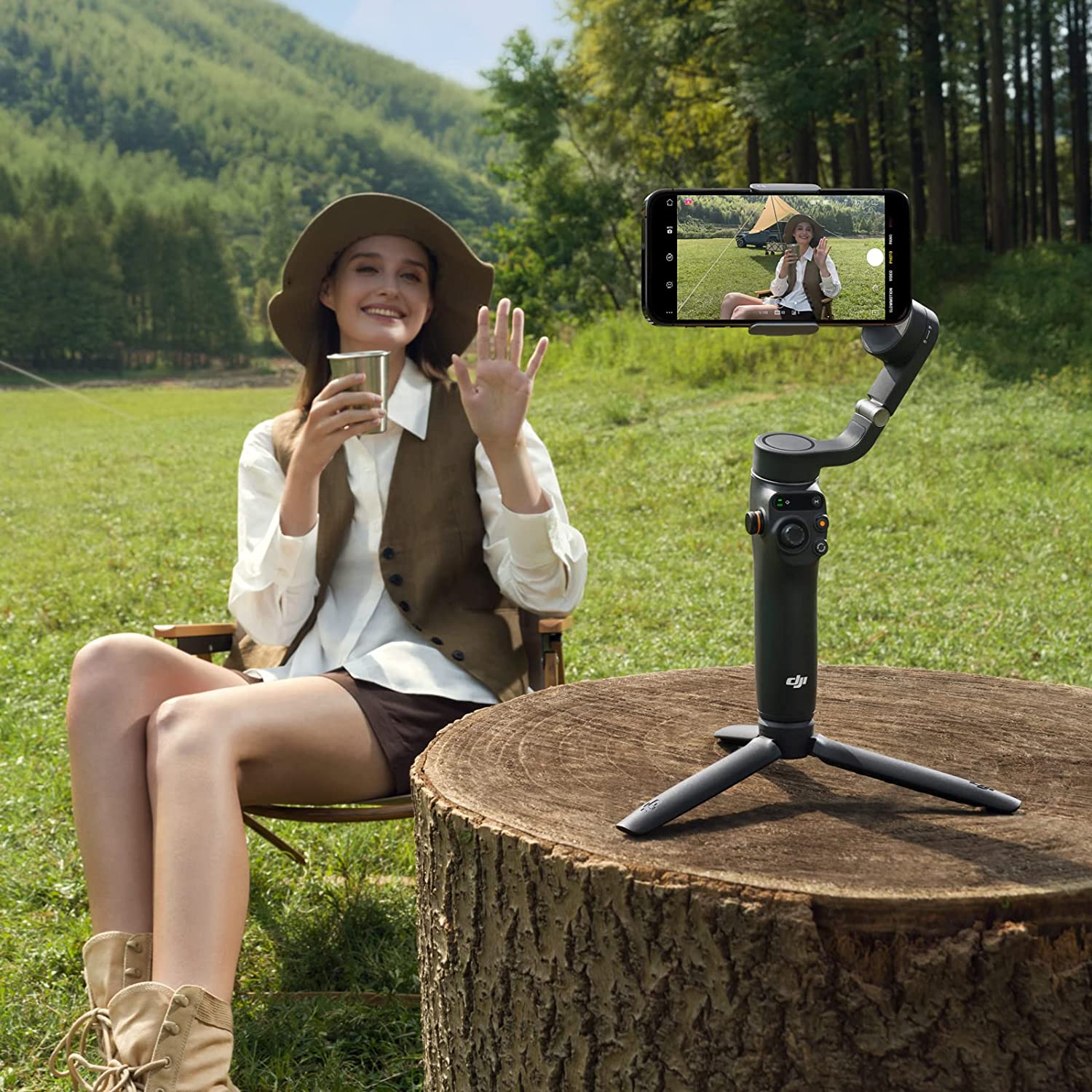 DJI OSMO Mobile 6 Smartphone Gimbal Stabilizer, 3-Axis Phone Gimbal, Built-in Extension Rod (Grey or Black) - Image 7