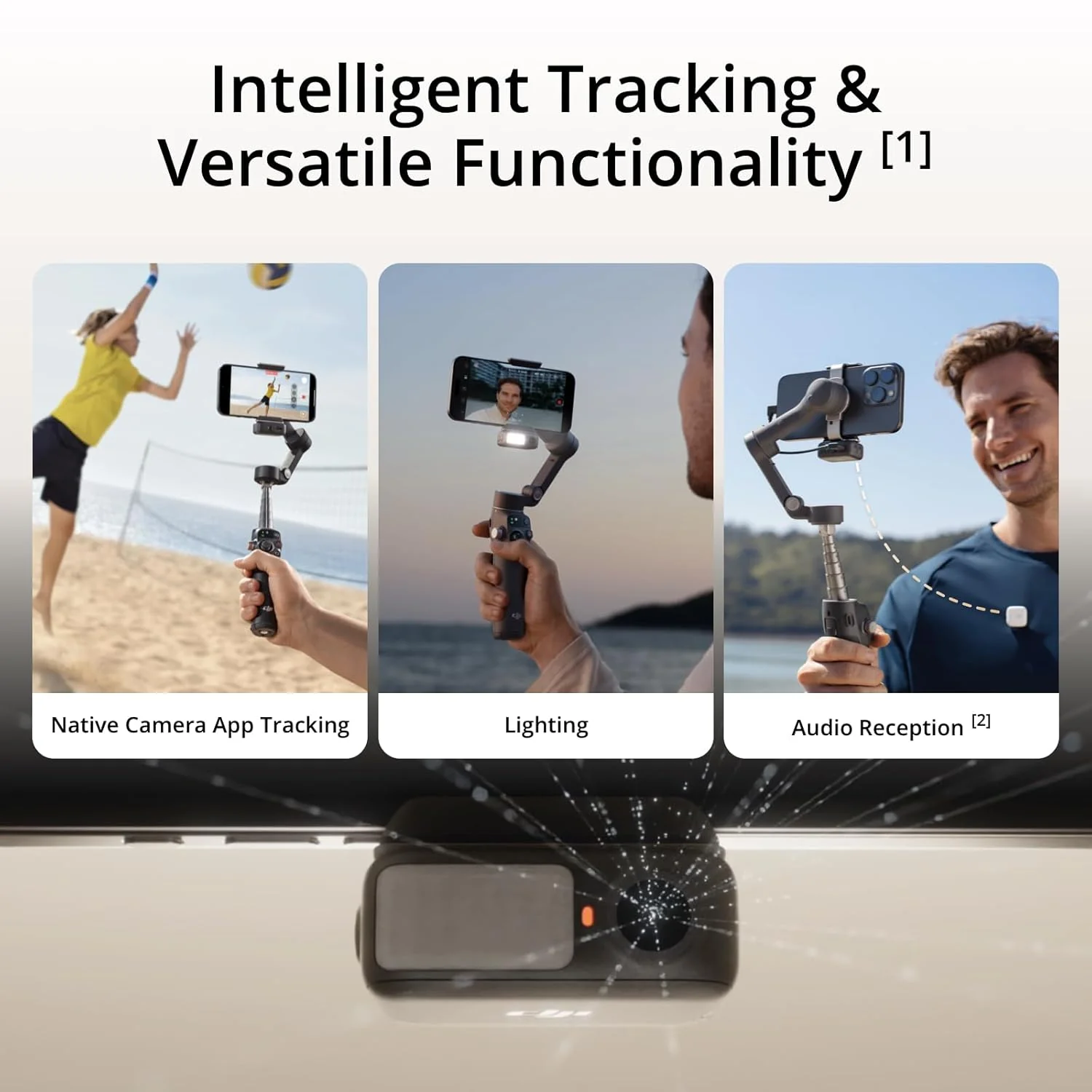 DJI Osmo Mobile 7P Gimbal Stabilizer For Iphone,Android,Native Tracking,Lighting,3-Axis Phone Gimbal,One-Tap Edit,Built-In Extension Rod & Tripod,Phone Charging,Vlogging Stabilizer Youtube Video,Black - Image 10