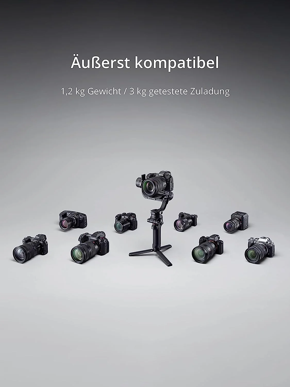 DJI RSC 2 Pro Combo 3-Axis Gimbal Stabilizer for DSLR and Mirrorless Camera - Image 2