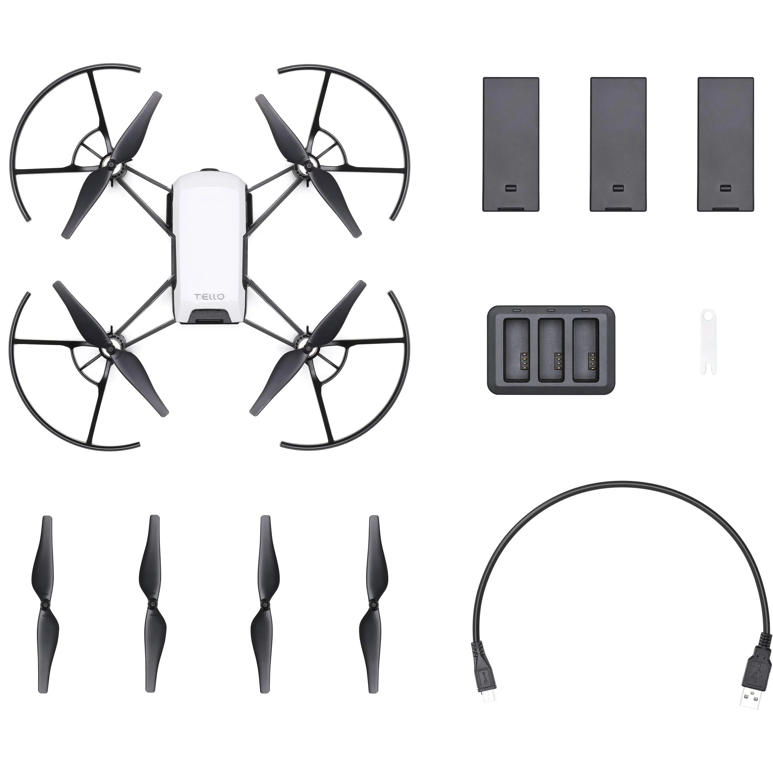 DJI Tello Drone with 5MP HD Camera 720P Wi-Fi FPV 8D Flips Bounce Mode Quadcopter, White - Image 8