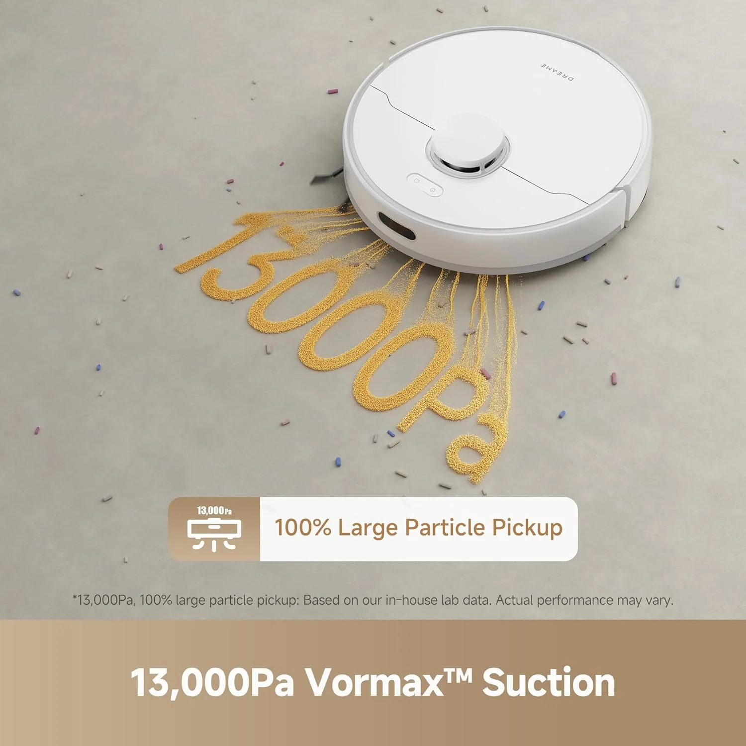 DREAME F10 Robot Vacuum and Mop Combo (Without Water Tank) - Image 4