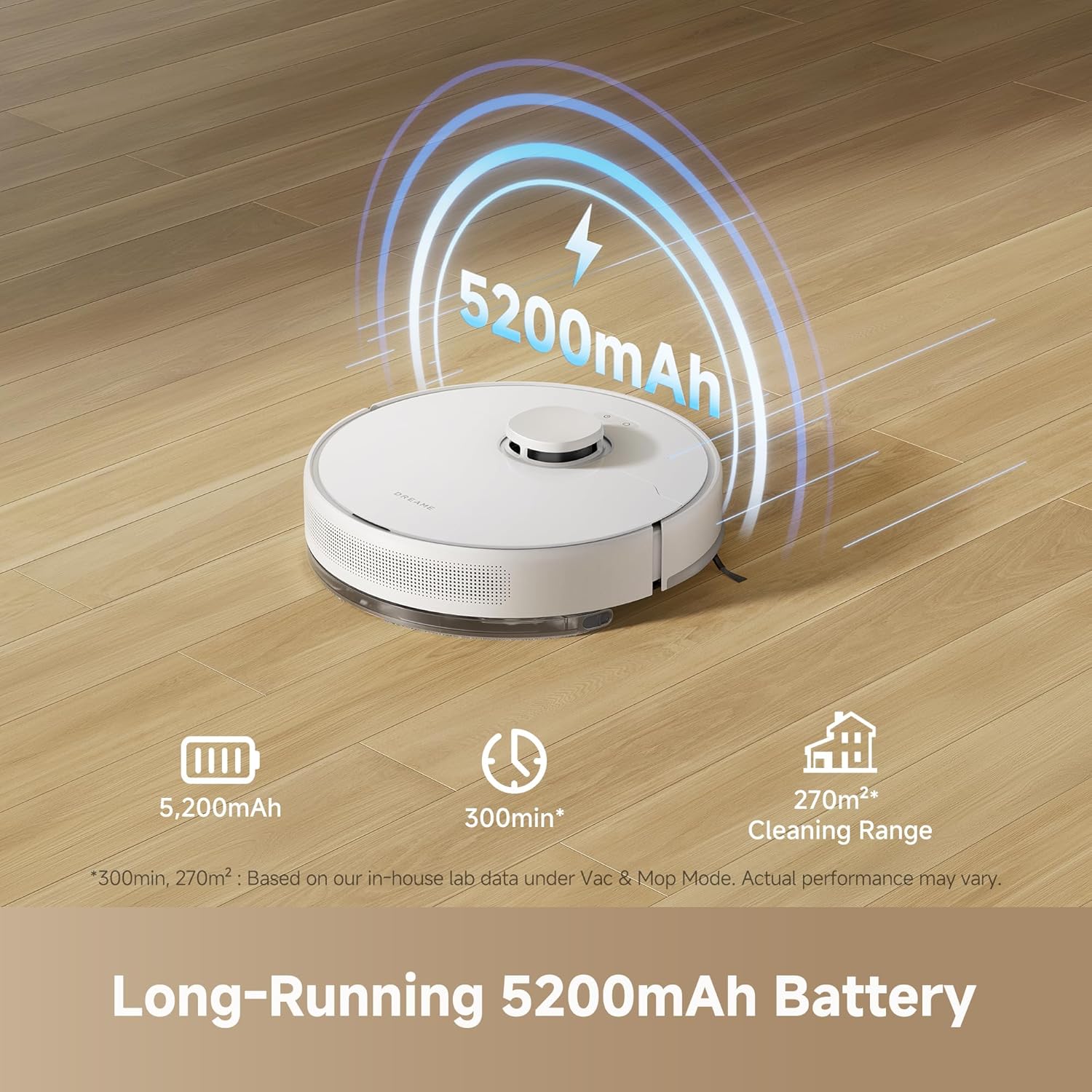 DREAME F10 Robot Vacuum and Mop Combo (Without Water Tank) - Image 6