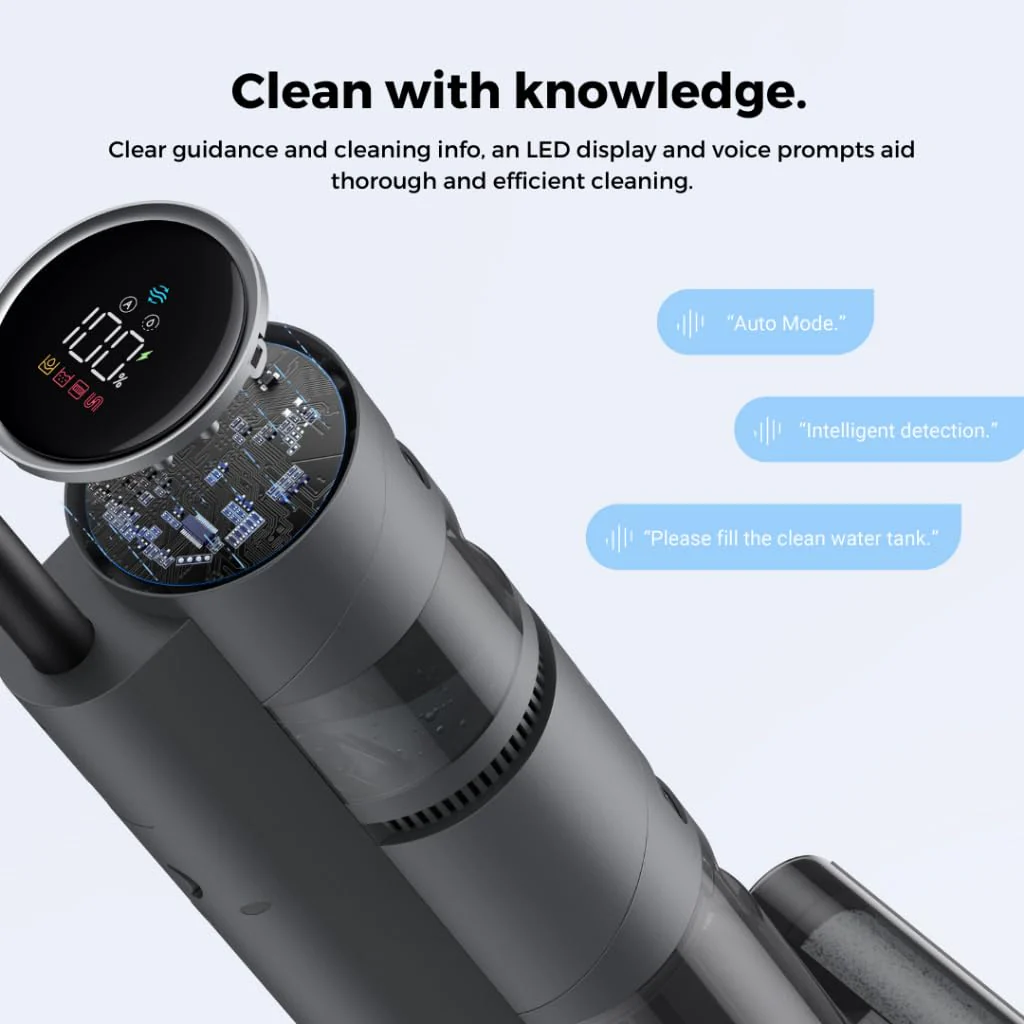 Dreame H12 Core Water & Dust Vacuum Cleaner, Lightweight, Smart, Cordless Vacuum Cleaner for Hard Floors, Intelligent Dirt Detection, Self-Cleaning, Wood, Vinyl and Other Hard Floors - Image 2