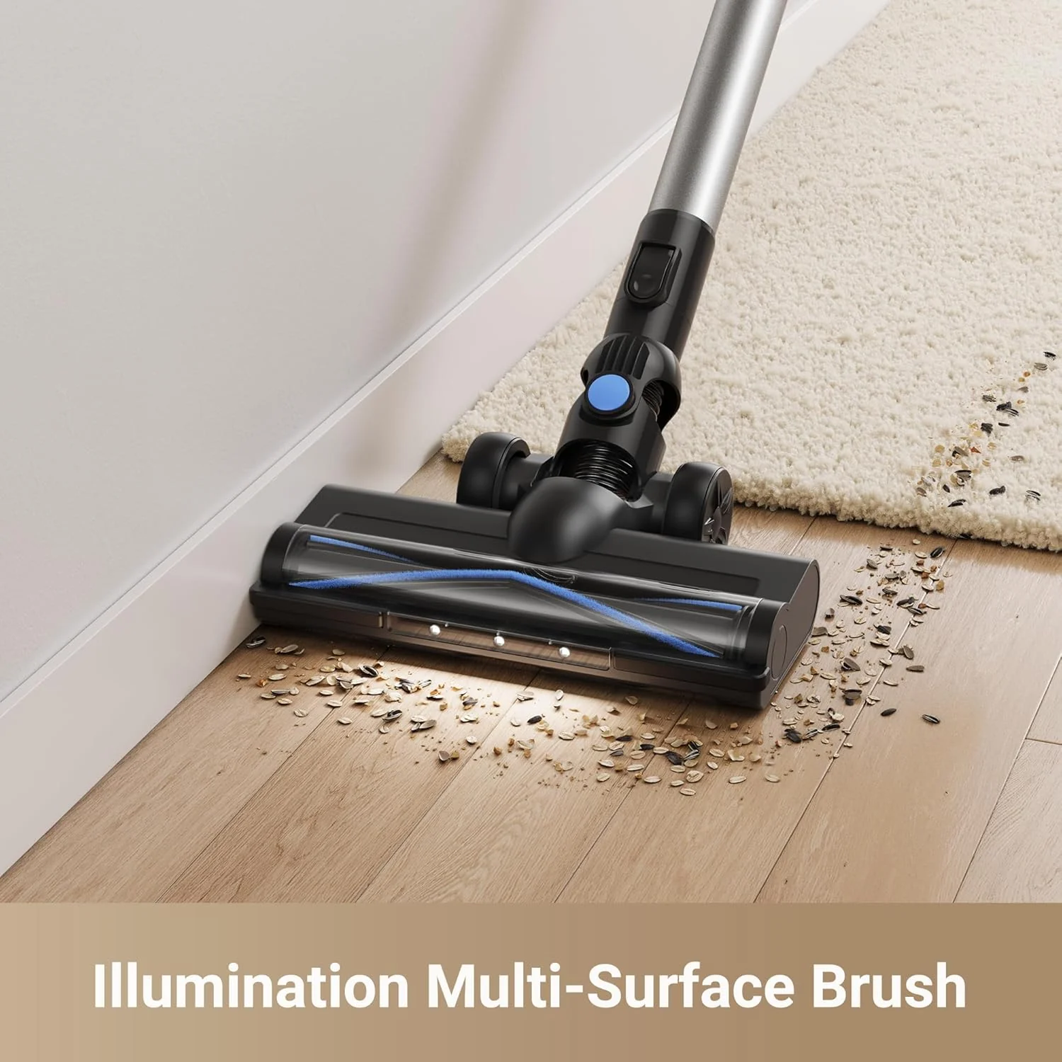DREAME J10 Cordless Stick Vacuum Cleaner, 8K Pa Powerful Suction, 4x2200 mAh Battery, 35 Minutes Running Time, Folding Tube for Corner Cleaning, 0.5 Litre - Image 7