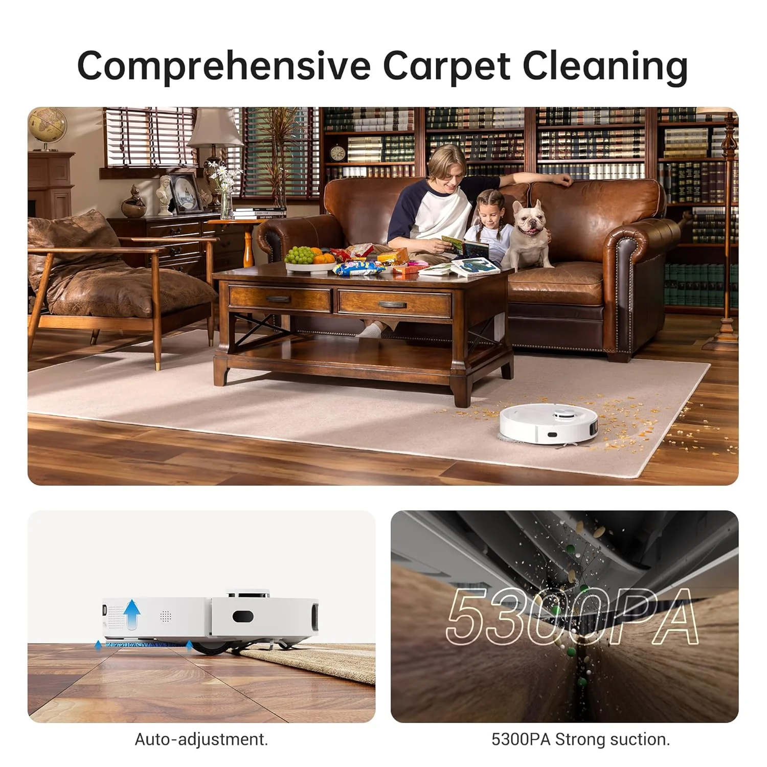 DREAME L10s Ultra Robot Vacuum Cleaner Washer with Self-Cleaning Base Station (Dust Drain, Automatic Cleaning) AI Obstacle Detection 3D, 5300Pa Suction Power, 210 Minutes Battery, WiFi/APP/Alexa - Image 6