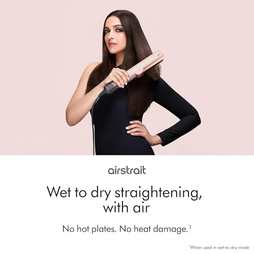 Dyson Airstrait™ Hair Straightener | Wet-to-dry straightener | Straightens with air | 2 airflows & 6 heat temperature settings (Prussian Blue/Rich Copper) (BRAND NEW/SEALED) - Image 2
