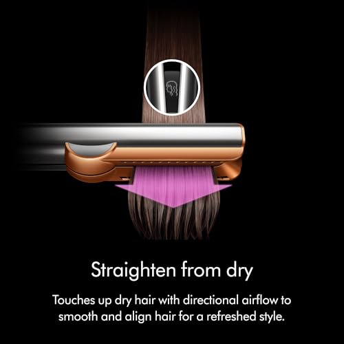 Dyson Airstrait™ Hair Straightener | Wet-to-dry straightener | Straightens with air | 2 airflows & 6 heat temperature settings (Prussian Blue/Rich Copper) (BRAND NEW/SEALED) - Image 4