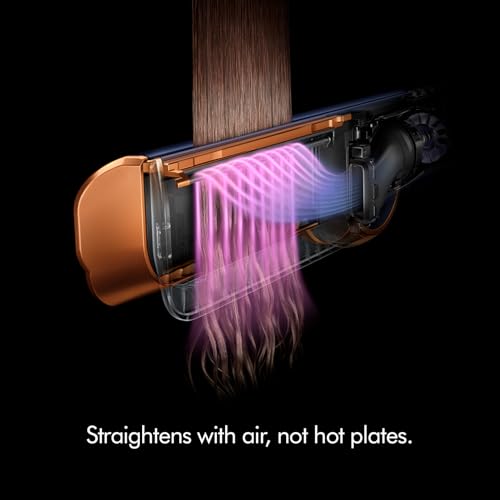 Dyson Airstrait™ Hair Straightener | Wet-to-dry straightener | Straightens with air | 2 airflows & 6 heat temperature settings (Prussian Blue/Rich Copper) (BRAND NEW/SEALED) - Image 5