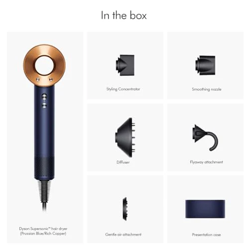 Dyson Supersonic™ Hair Dryer | Fast Drying | No Heat Damage | 5 attachments | 7 styling, 3 Speed & 3 Heat Settings | Travel Friendly | Unisex Usage | Intelligent Heat Control (BRAND NEW/SEALED) - Image 4