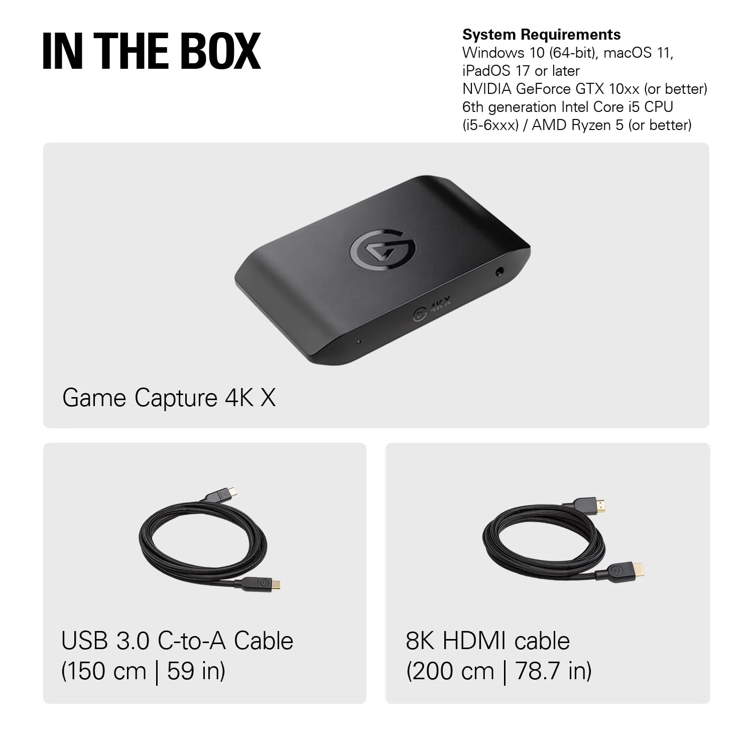 Elgato 4K X – Capture Up to 4K144 with Ultra-Low Latency on PS5/Pro, Xbox Series X/S, Nintendo Switch, OBS and More, HDMI 2.1, VRR, HDR10, USB 3.2 Gen 2, for Streaming & Recording, PC/Mac/iPad - Image 10