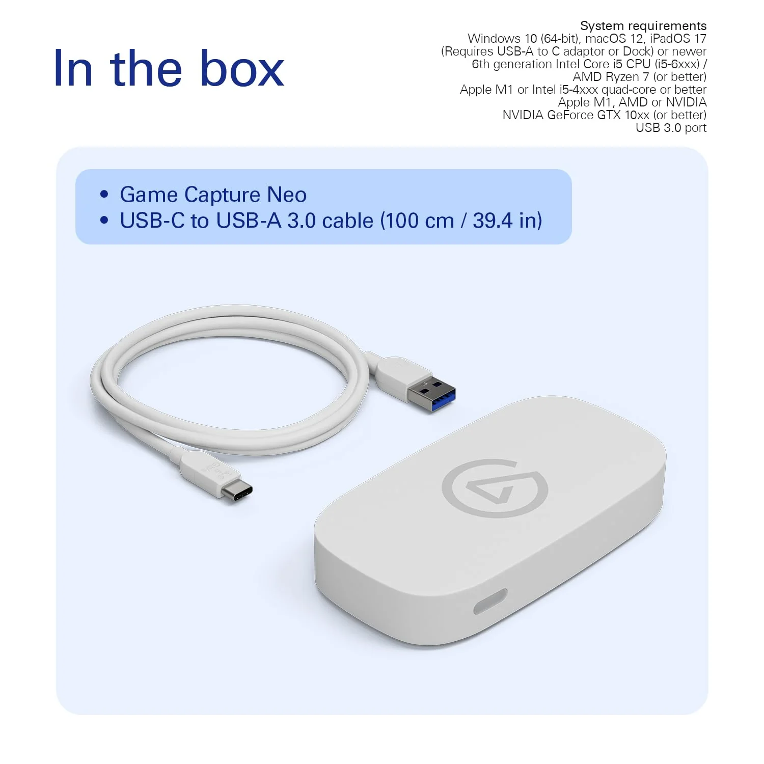 Elgato Game Capture Neo — 4K60 HDR Passthrough, 1080p60 Capture – for PS4/PS5/Xbox/Switch/iPhone – Capture to Laptop, PC, Mac, iPad - Image 8