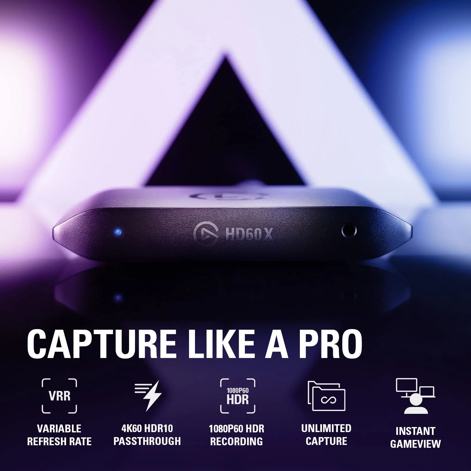 Elgato HD60 X - Stream and Record in 1080p60 HDR10 or 4K30 with Ultra-Low Latency on PS5, PS4/Pro, Xbox Series X/S, Xbox One X/S, in OBS and More, Works with PC and Mac - Image 2