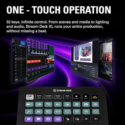 Elgato Stream Deck XL - Advanced Stream Control with 32 customizable LCD keys, for Windows 10 and macOS 10.13 or later - Image 4