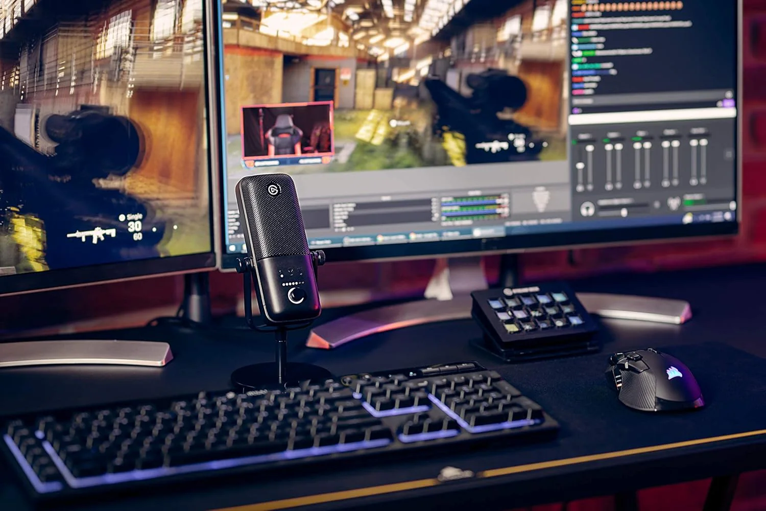 Elgato Wave:3 Premium USB Condenser Unidirectional Microphone and Digital Mixing Solution, Anti-Clipping Technology, Capacitive Mute, Streaming and Podcasting, (10MAB9901, Black) - Image 2