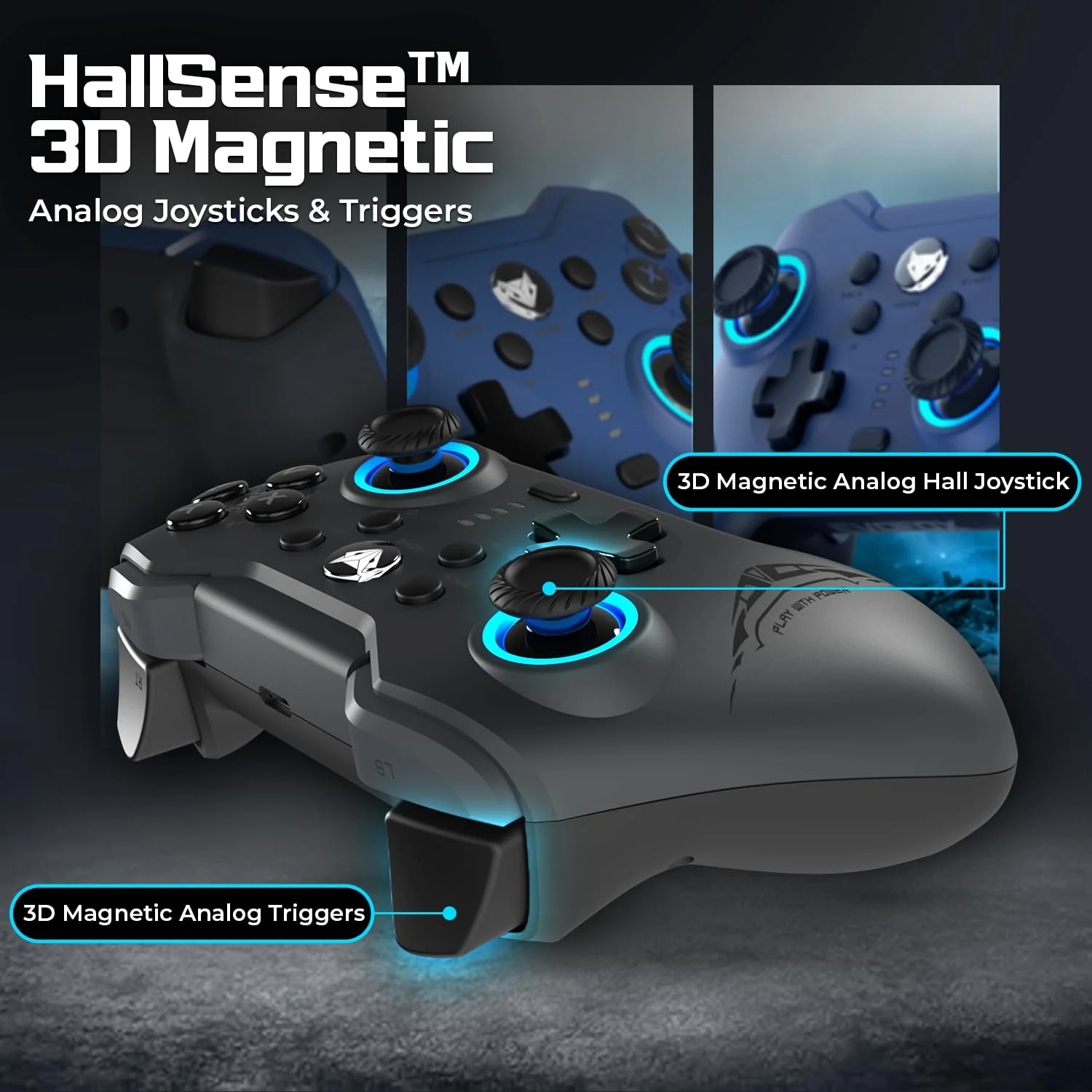EvoFox Elite X2 Wireless Gaming Controller For PC with 1000Hz Polling Rate (Without Receiver) - Image 3