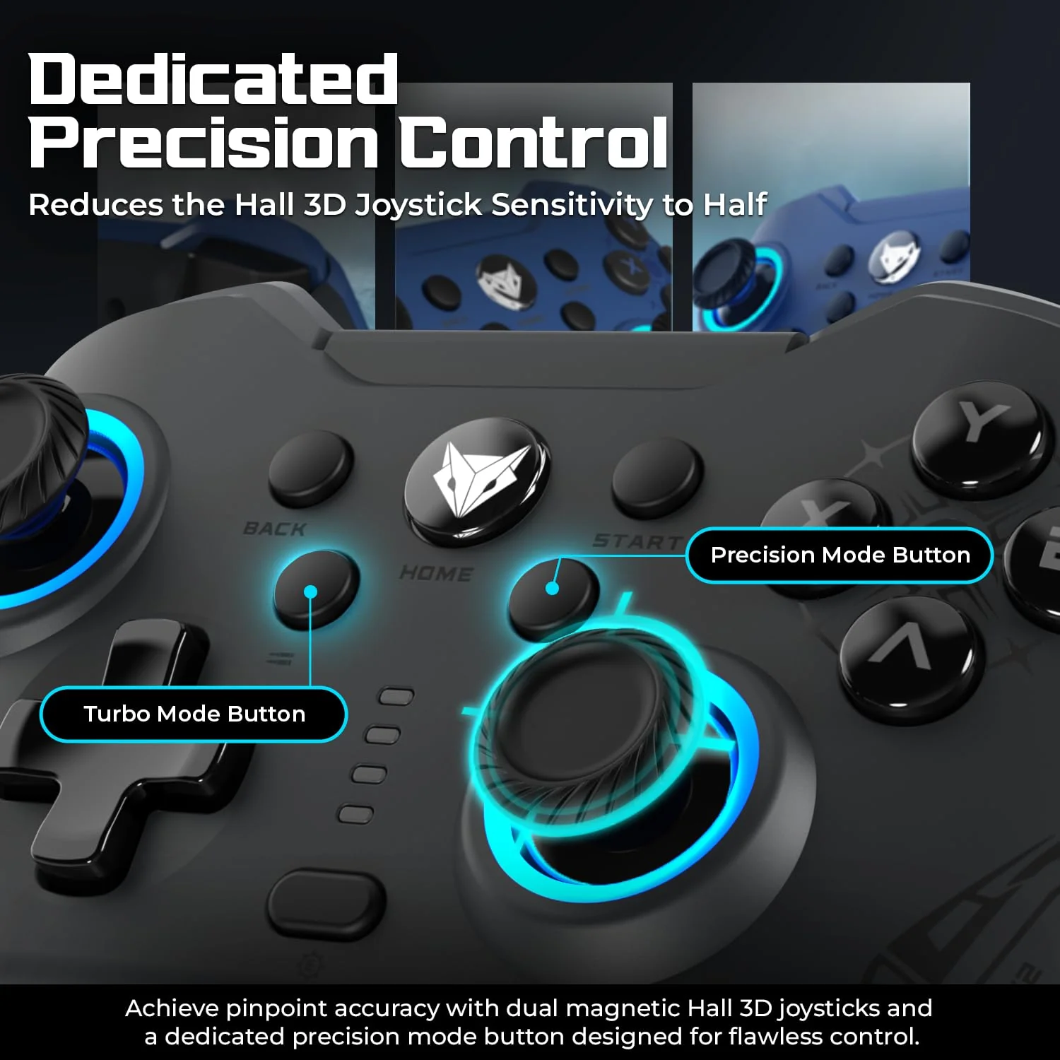 EvoFox Elite X2 Wireless Gaming Controller For PC with 1000Hz Polling Rate (Without Receiver) - Image 8